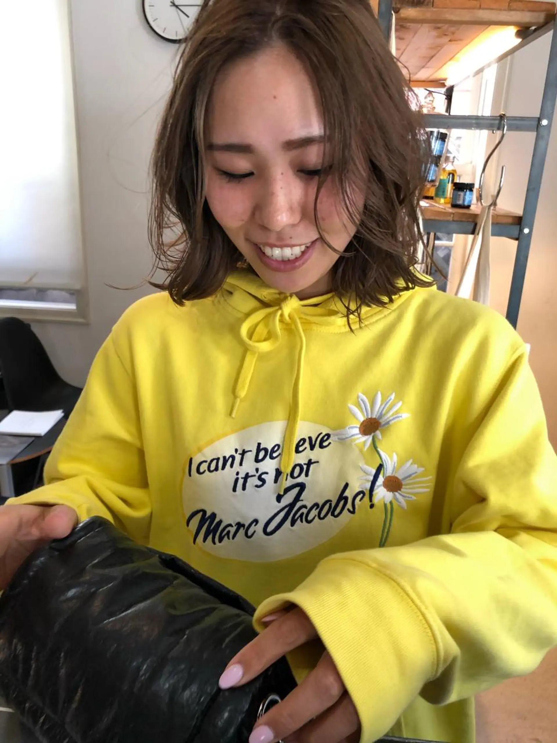 ミディアム カラー eri kinjoのヘアスタイル