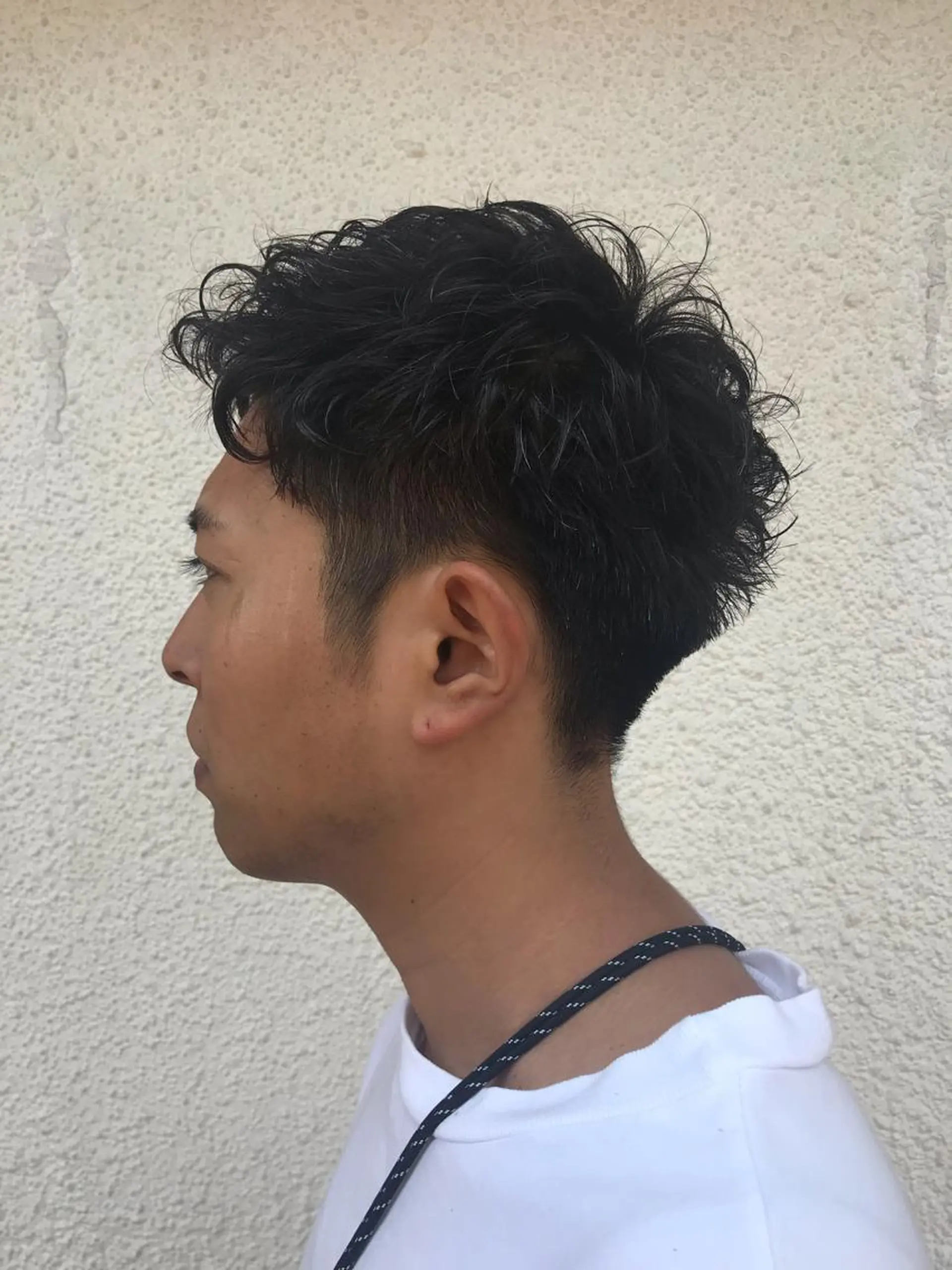 ショート カラー パーマ メンズ ニュアンスパーマ/ レイヤー/茶屋町のヘアスタイル