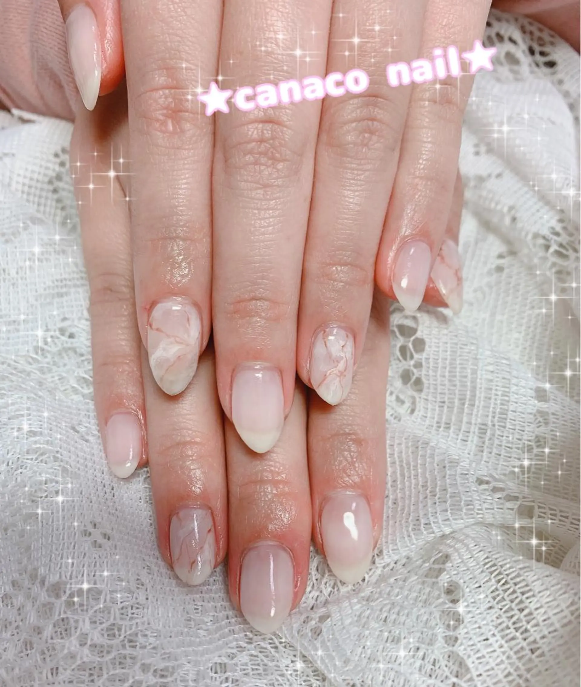 ネイル アートネイル ジェルネイル 大理石ネイル(マーブル) オフィスネイル パラジェル ハンドネイル ハンドケア ベテランネイル cnc  nailのネイルデザイン