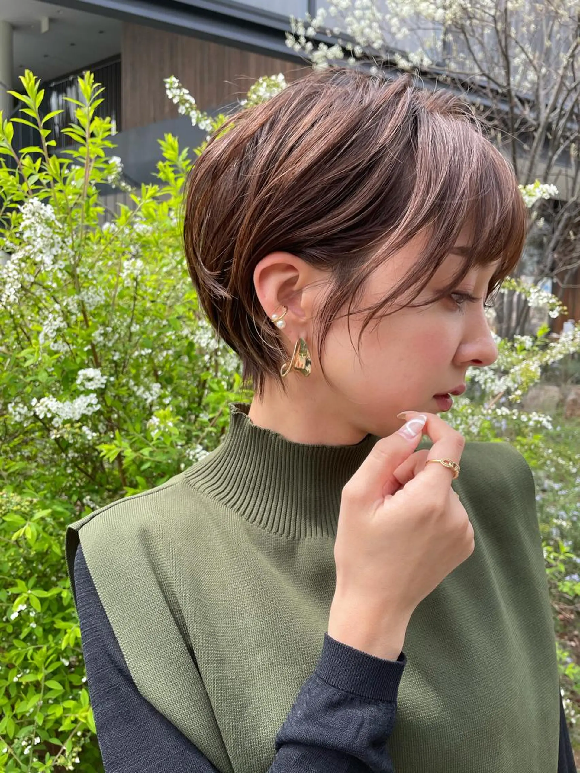 ショート 韓国レイヤー🇰🇷 ReLien西大寺店のヘアスタイル