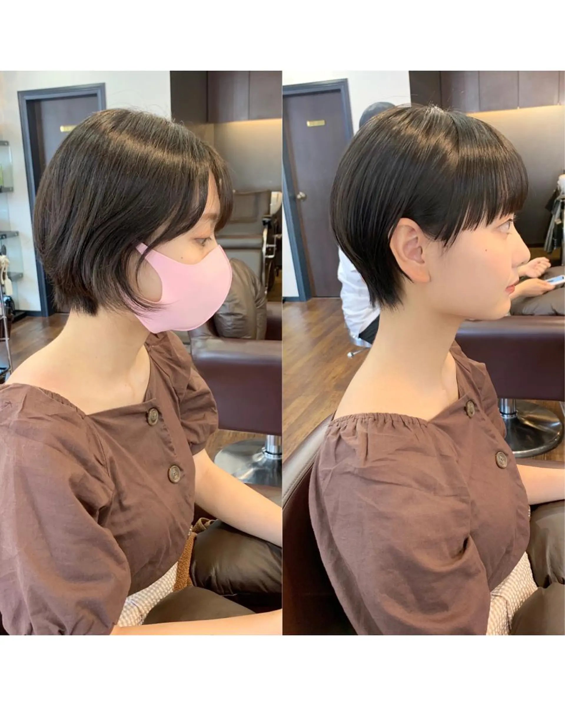 ショート 縮毛矯正/ショート/ レイヤー/畑中正敏のヘアスタイル