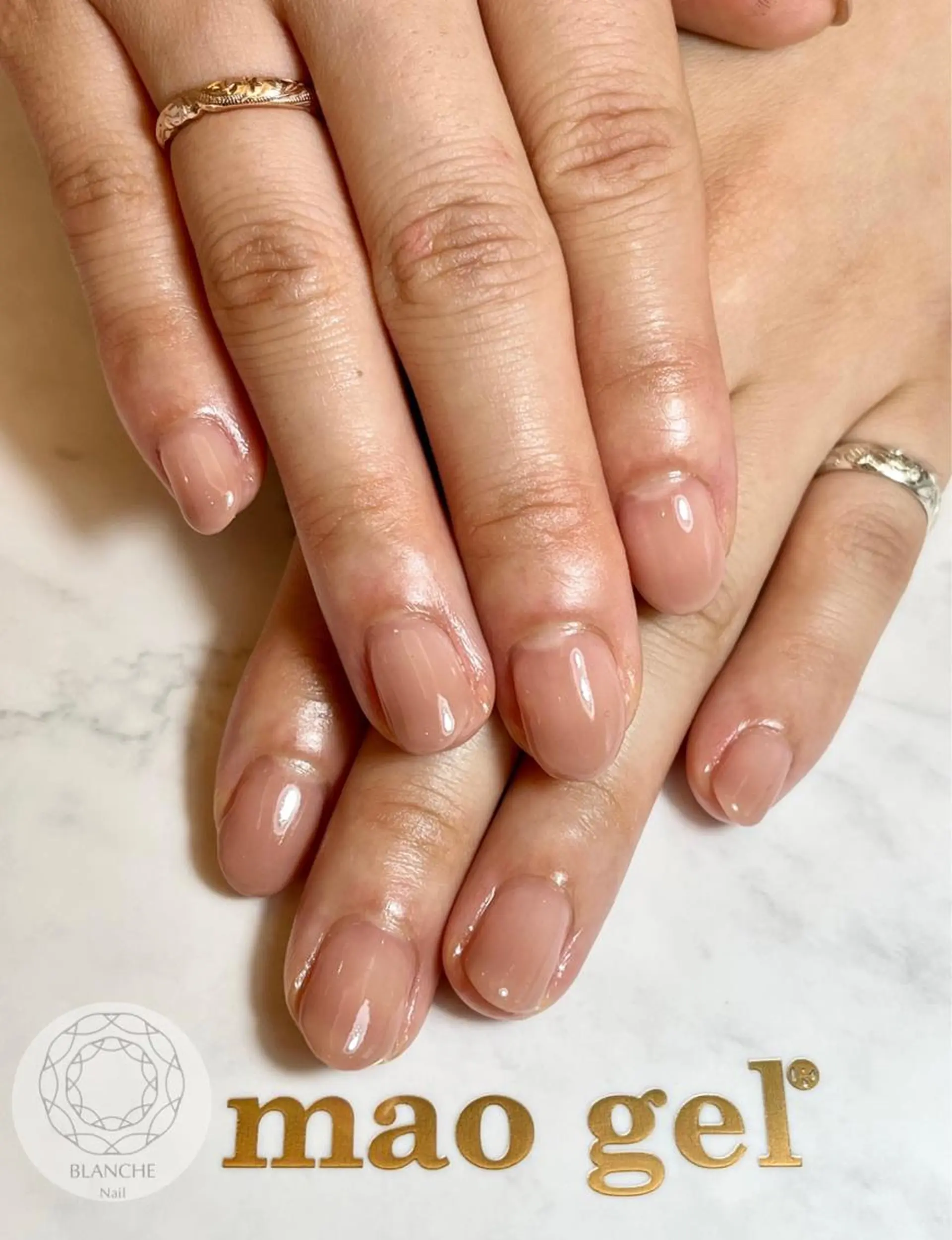ネイル ジェルネイル オフィスネイル パラジェル シンプルネイル BLANCHE Nailのネイルデザイン