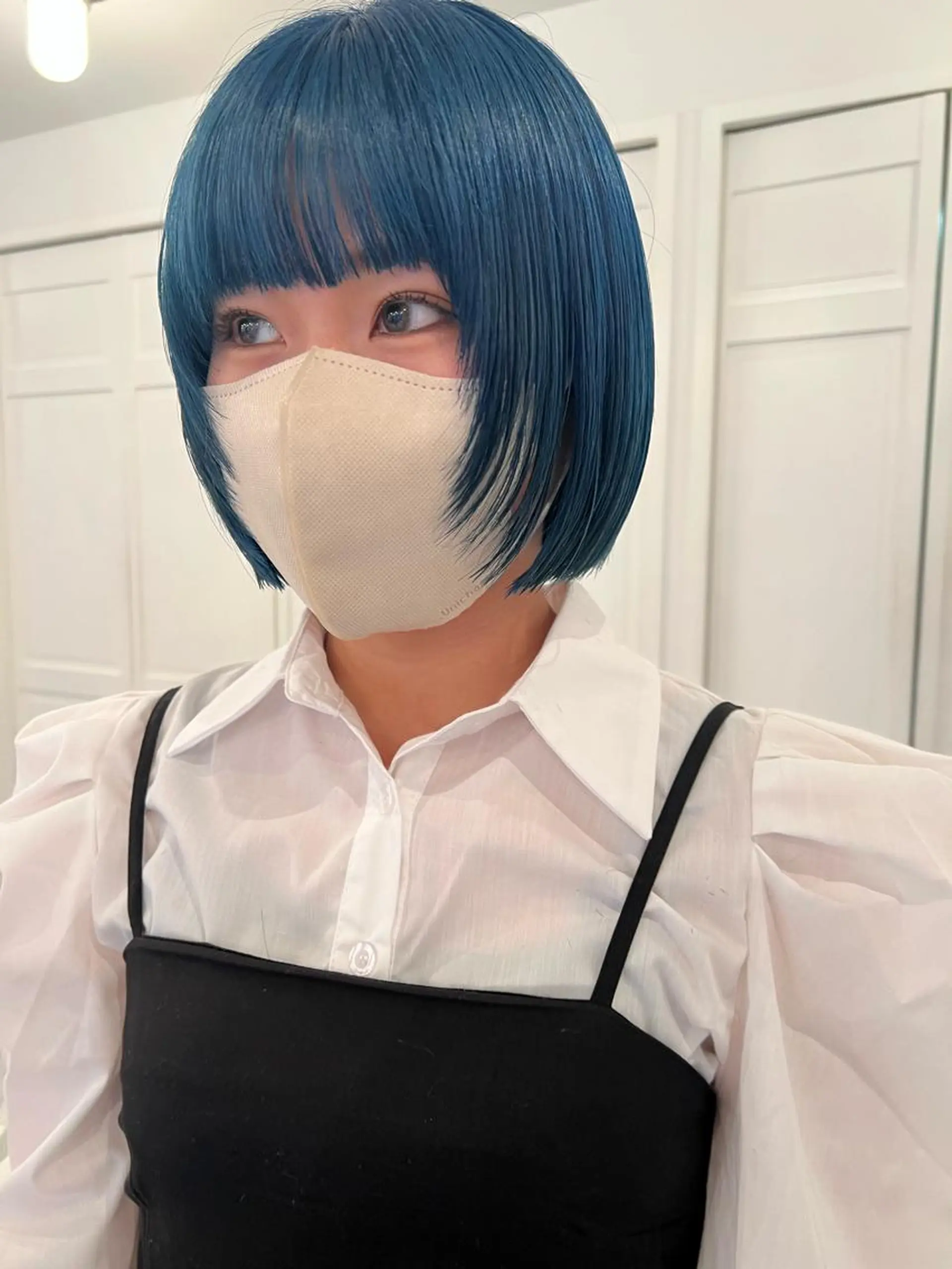 カラー ヘアカラー ブリーチカラー🎀 韓国風/寺門美優のヘアスタイル