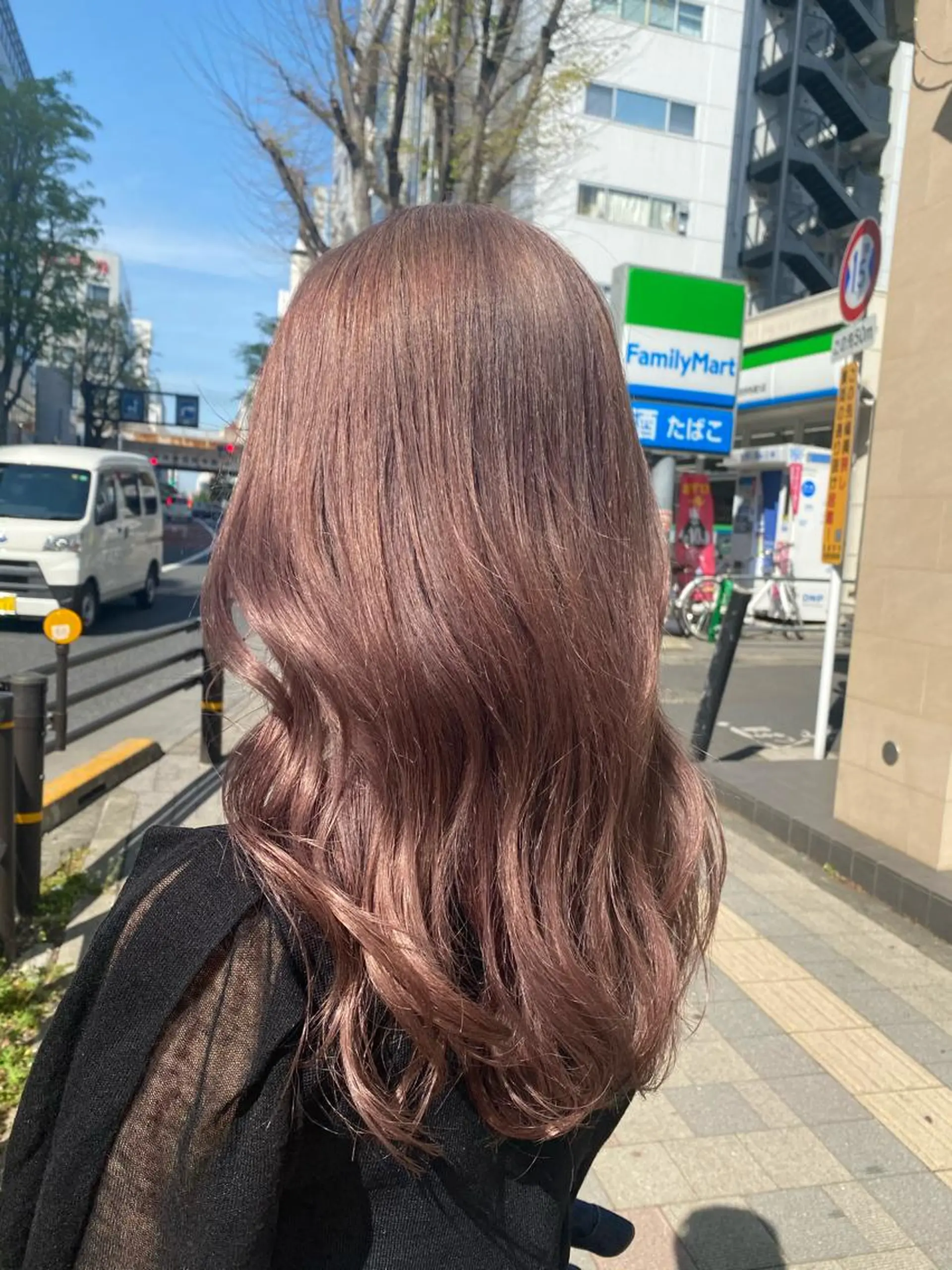 ロング カラー ヘアアレンジ TSUNA 🌙 Lim 五反田のマツエク・マツパデザイン
