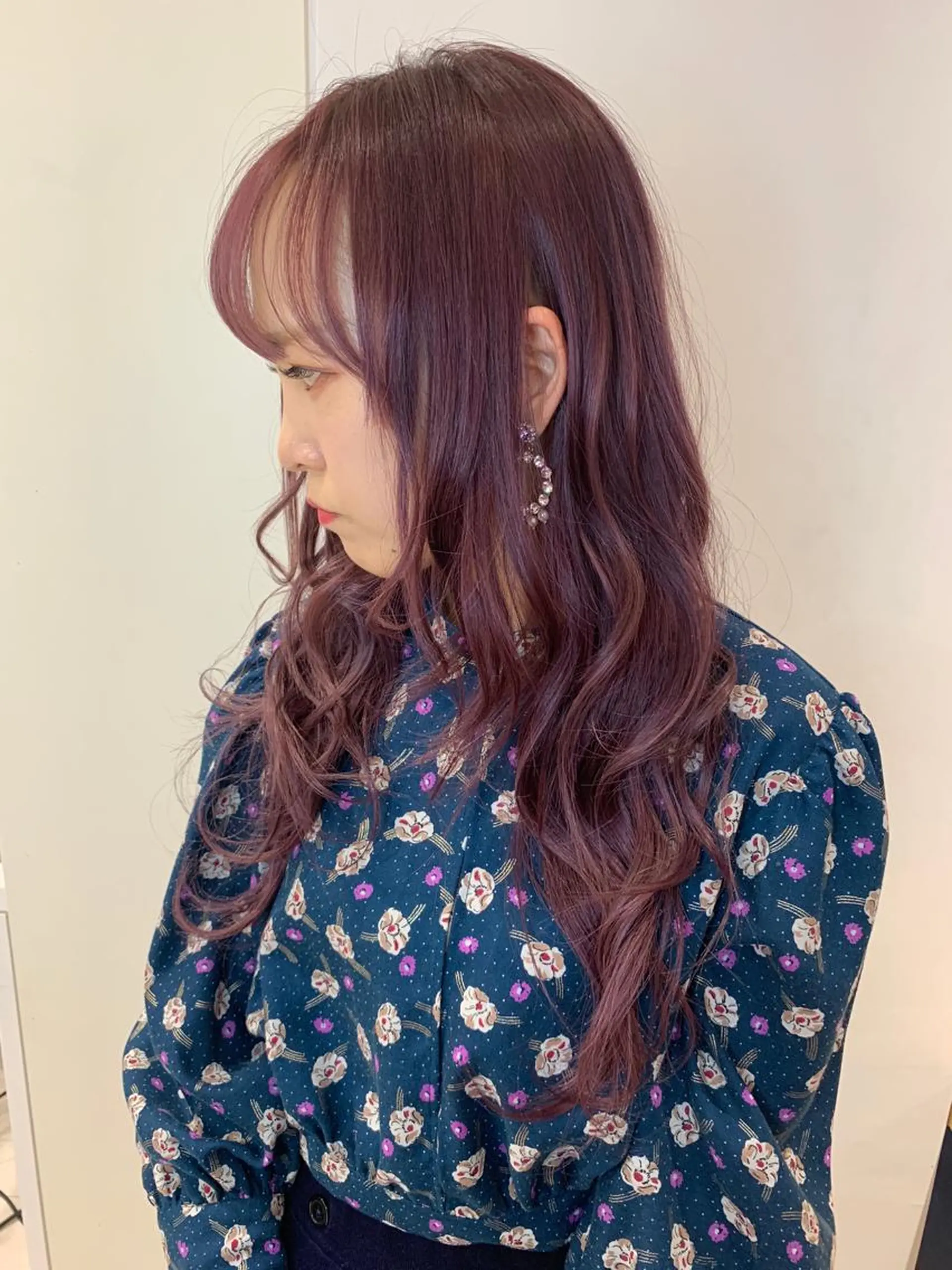 ロング カラー ブリーチ ケアブリーチ ピンクカラー カット ヘアカラー トリートメント Le'a渋谷所属・インナーエクステ渋谷 🦋KAJIのヘアスタイル