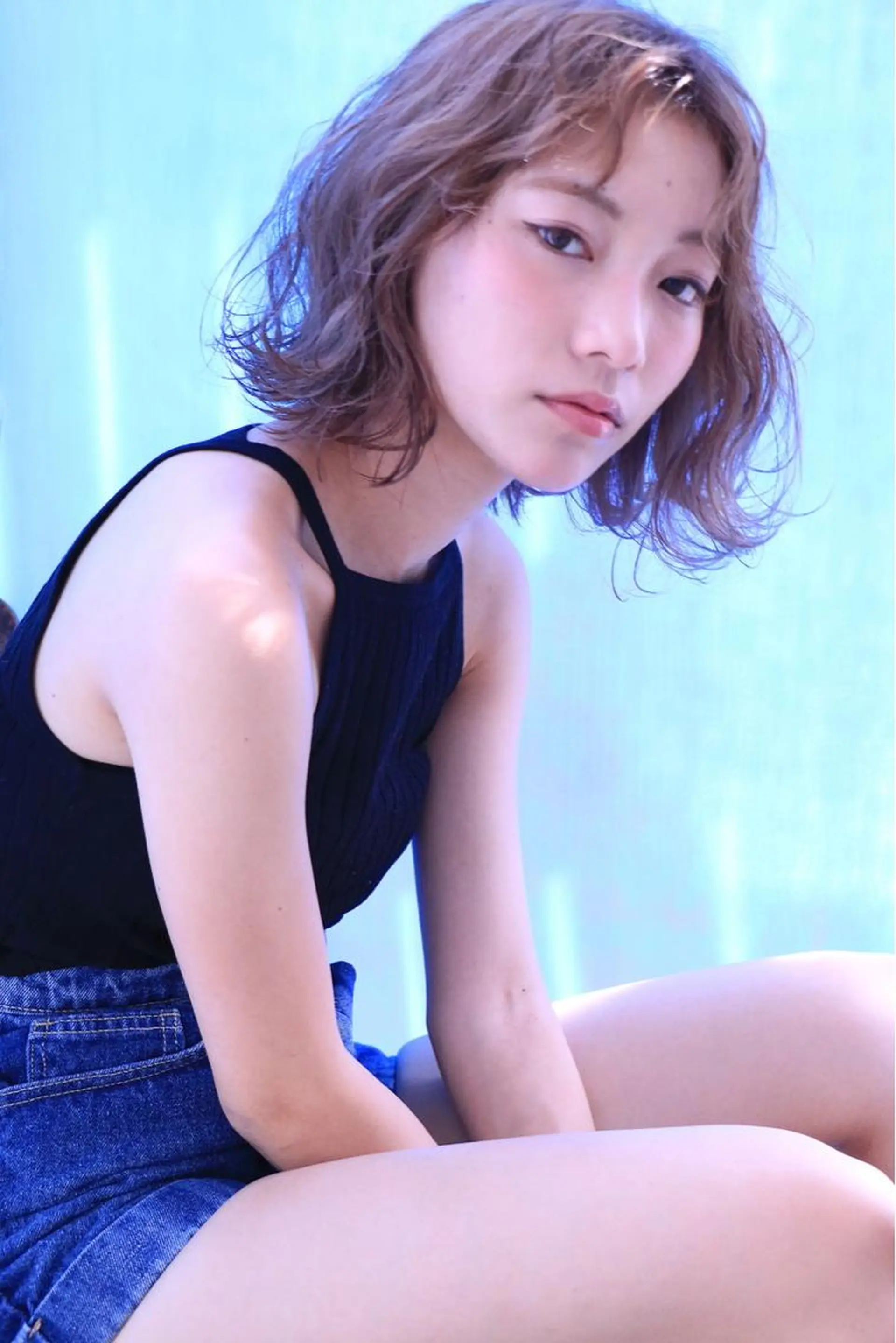 ショート カット ヘアカラー トリートメント 一ノ瀬 暁のヘアスタイル