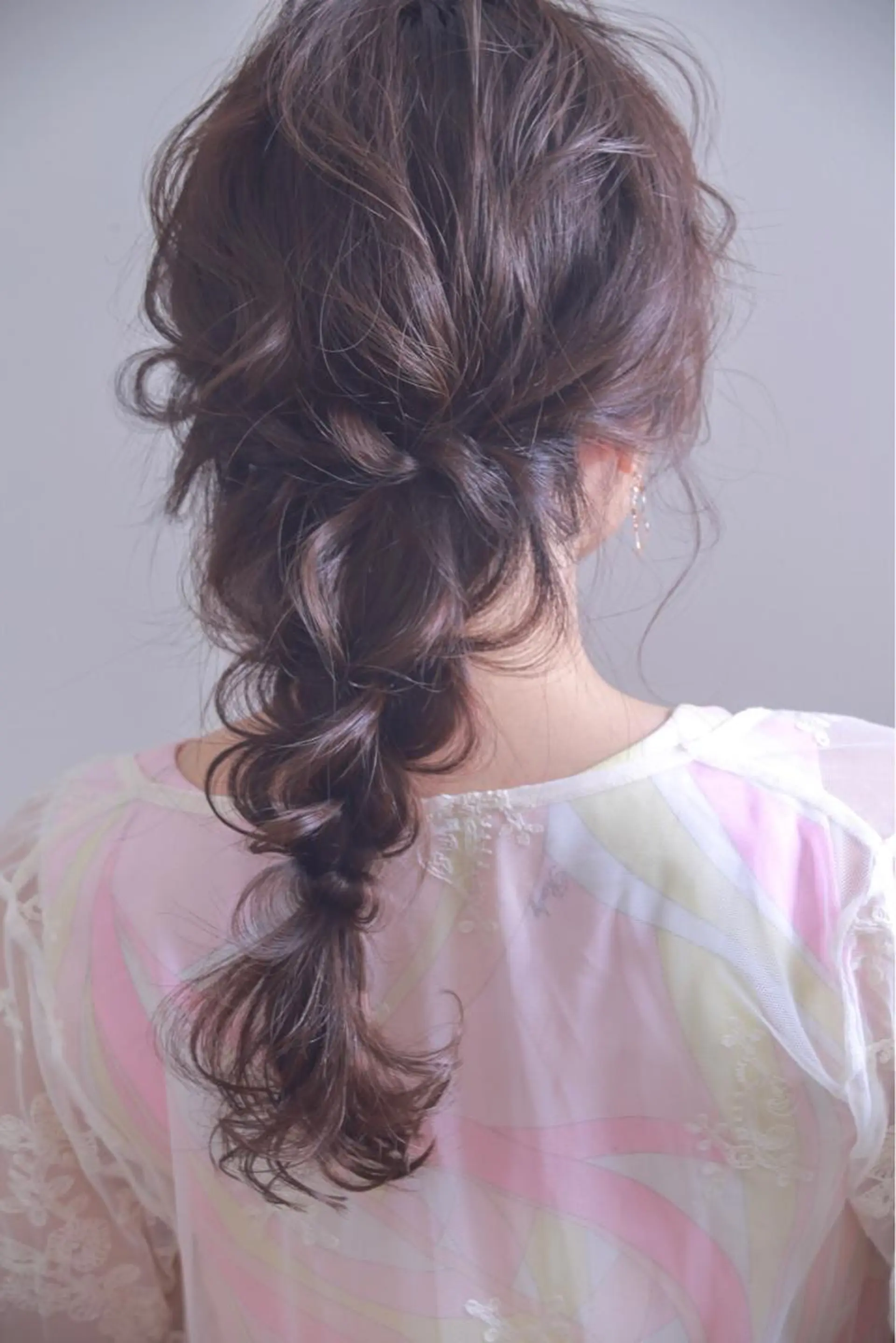 セミロング カラー ヘアアレンジ 伊藤 裕貴のヘアスタイル