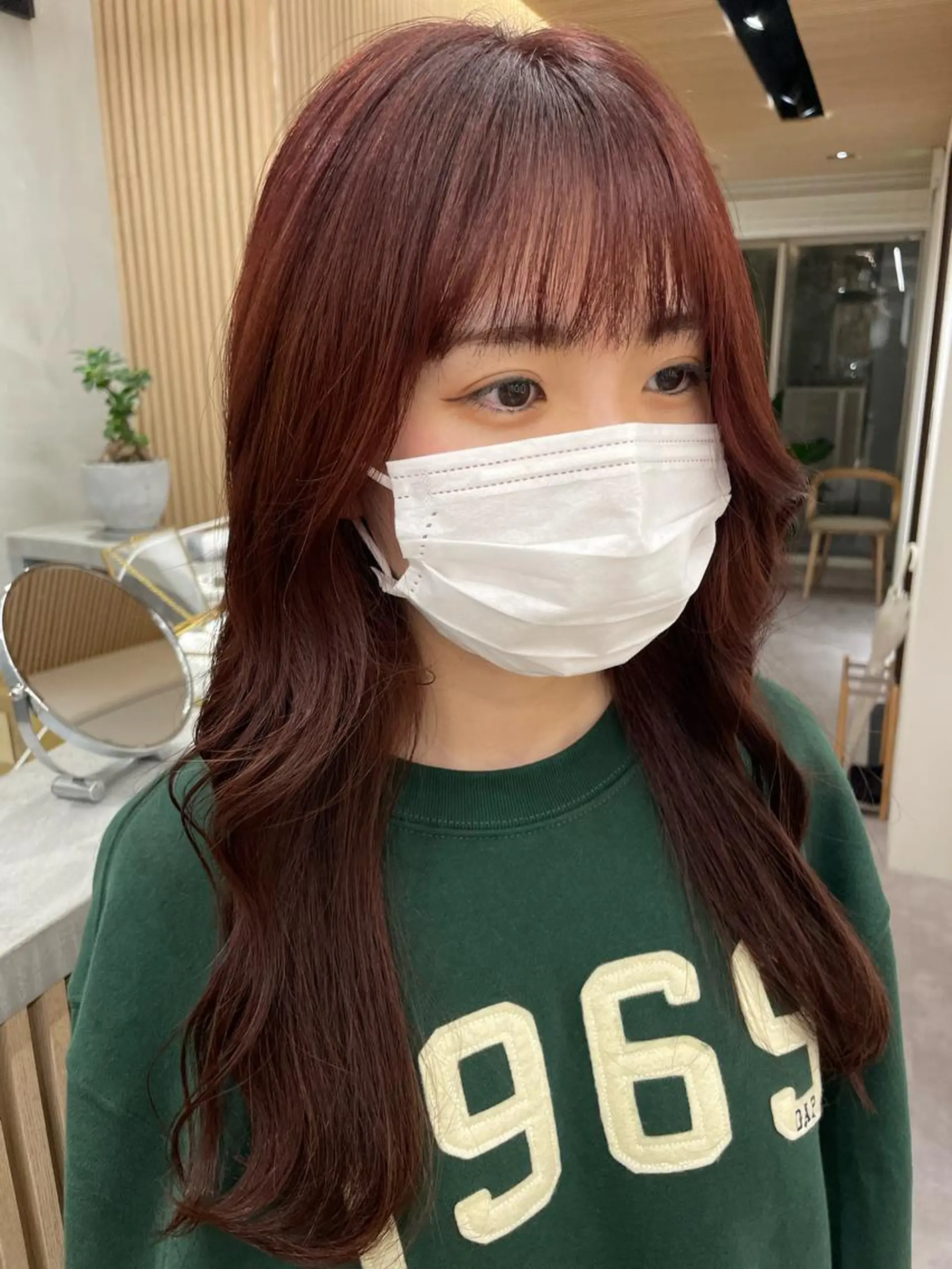 ロング カラー パーマ ヘアアレンジ キッズ ネイル マツエク・マツパ レイヤー縮毛矯正 ささきすずね💗のヘアスタイル