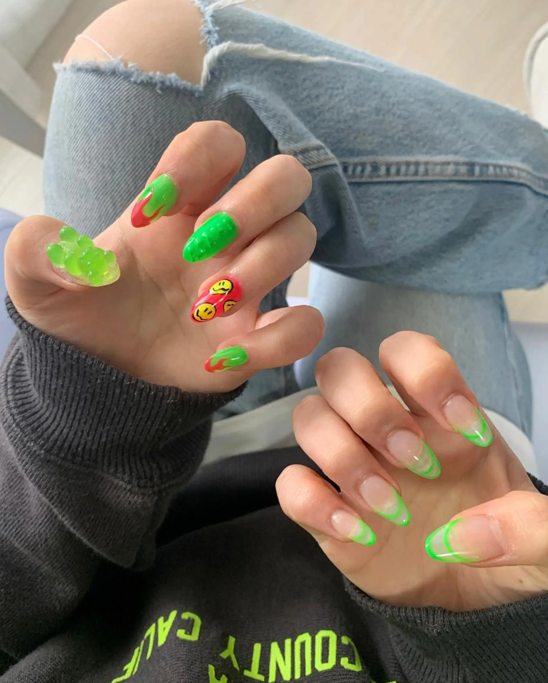 ネイル 持ち込み 城東区ネイルサロン carpediemのネイルデザイン