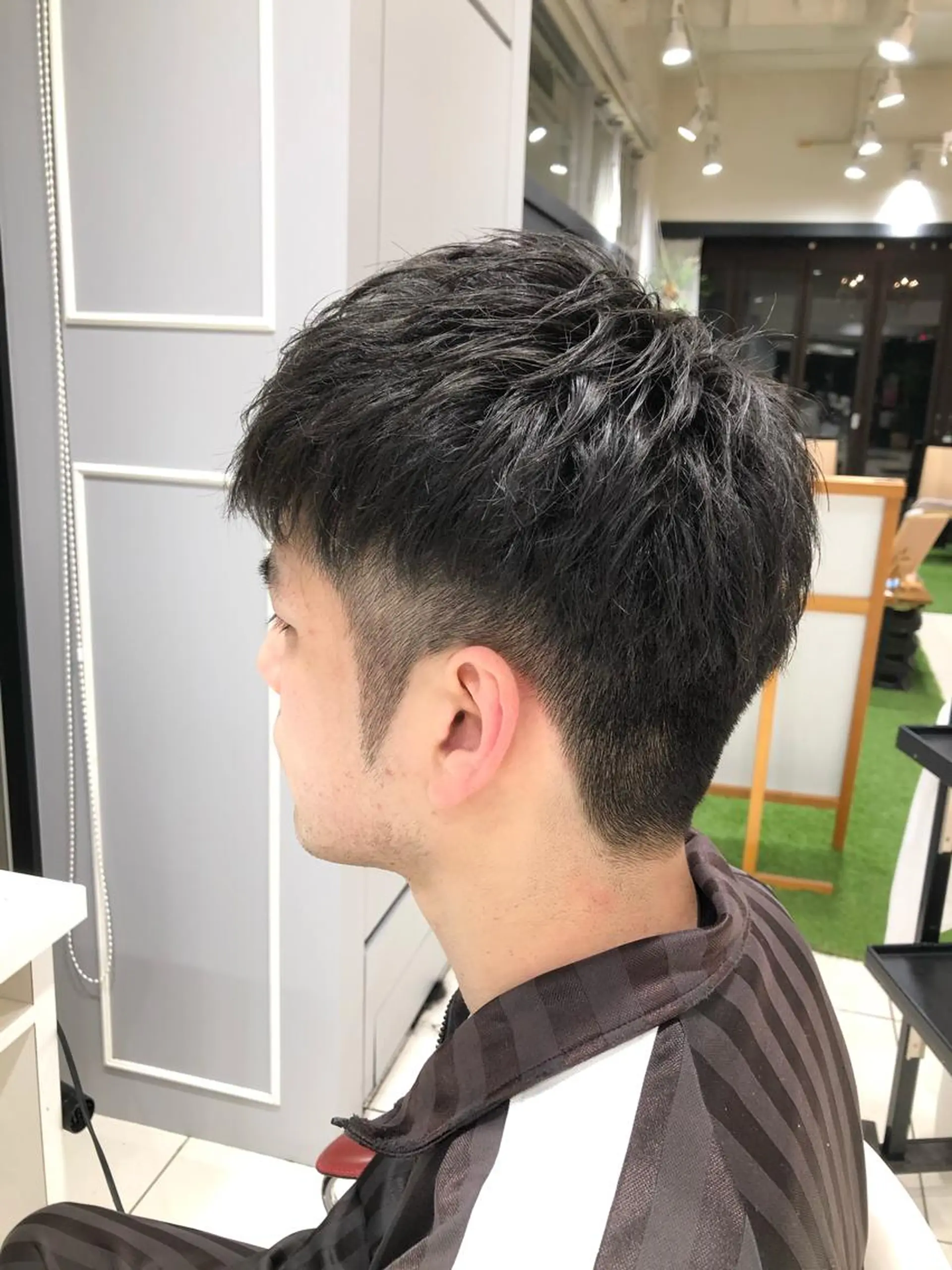 メンズ ショート/白髪ぼかし 君和田若菜のヘアスタイル