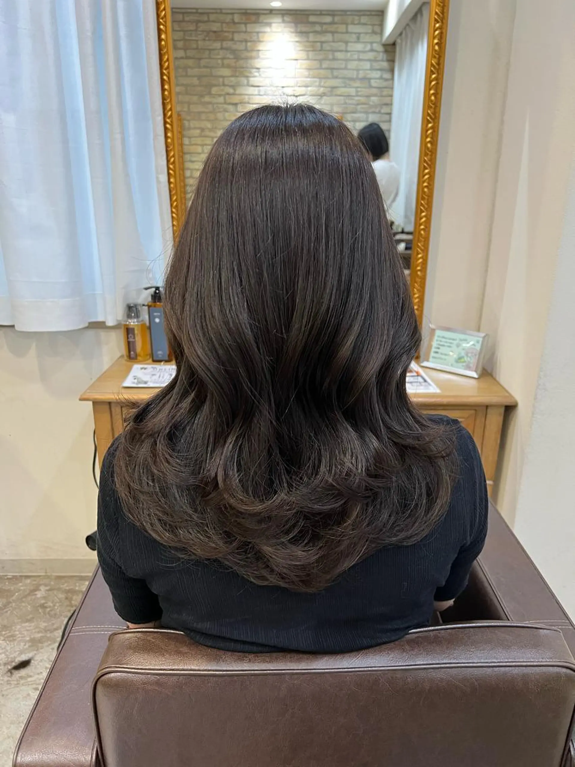 セミロング カラー ヘアアレンジ ブラウンカラー ラベンダーカラー ラベンダーブラウン くびれヘア 髪質改善 カット ヘアカラー 髪質改善支持率 No. 1✨mayuのヘアスタイル