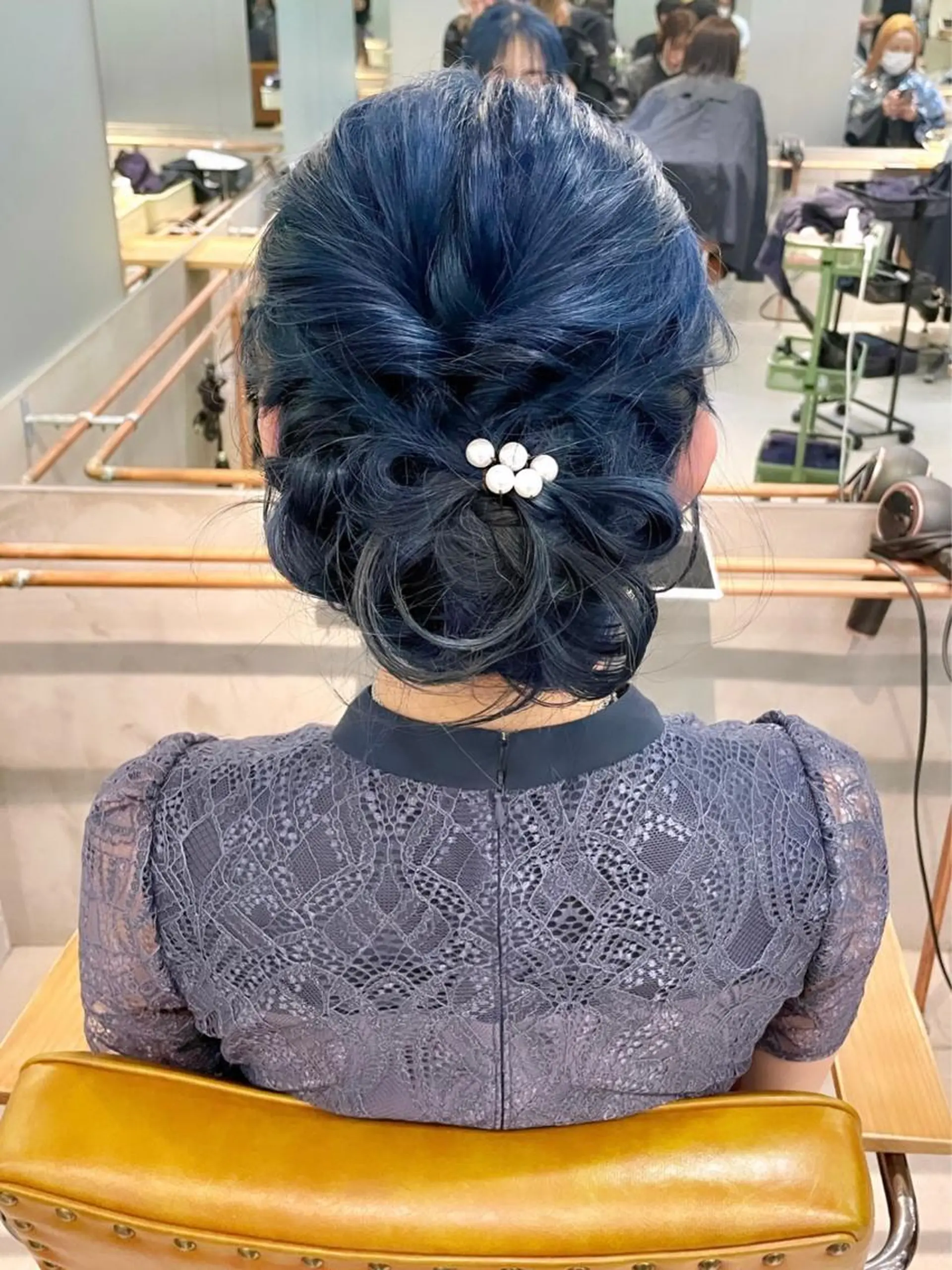 ロング カラー ヘアアレンジ 💎韓国風レイヤー /ボブ💎Namiのヘアスタイル