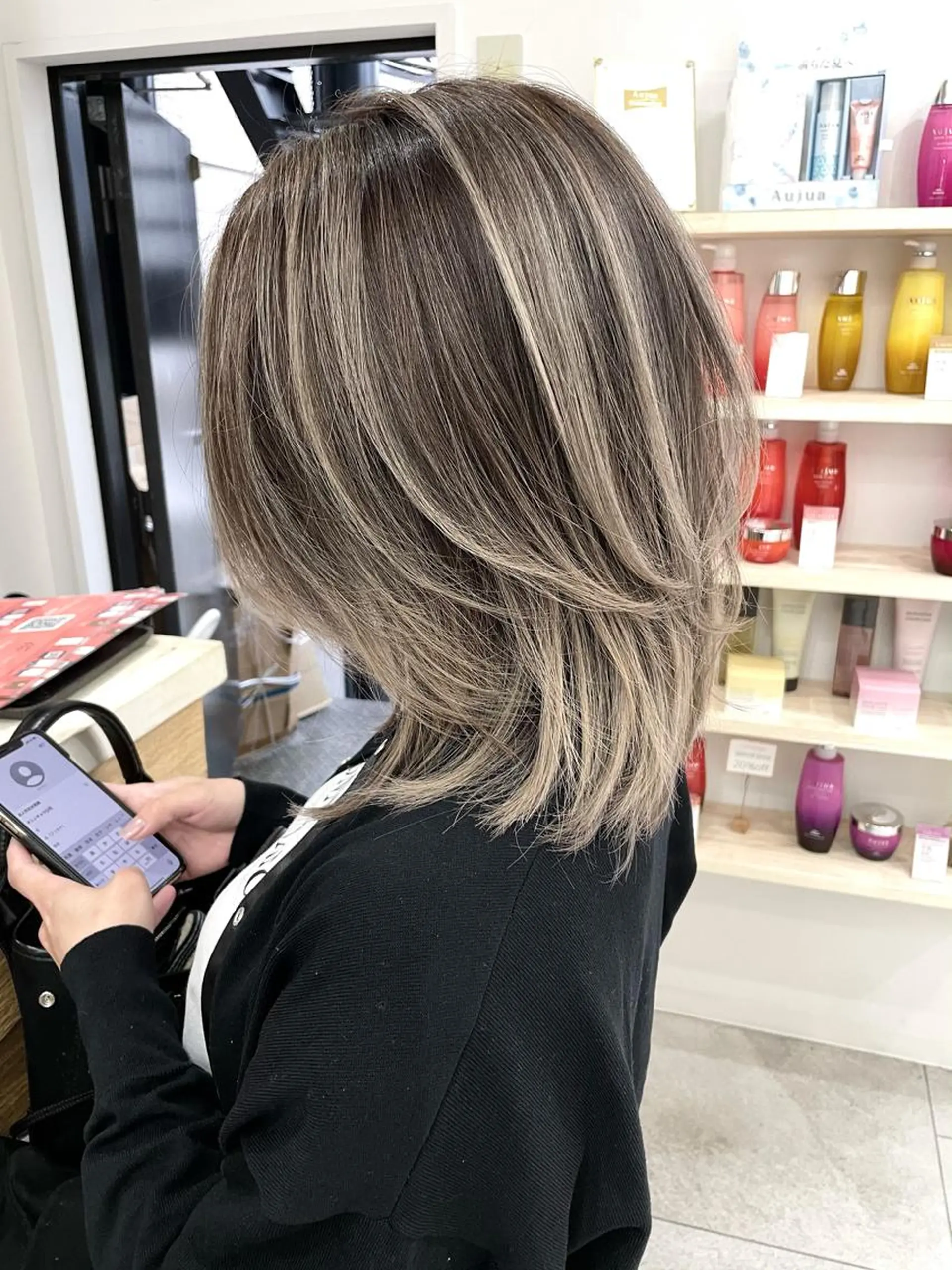 ミディアム 小山 一之のヘアスタイル