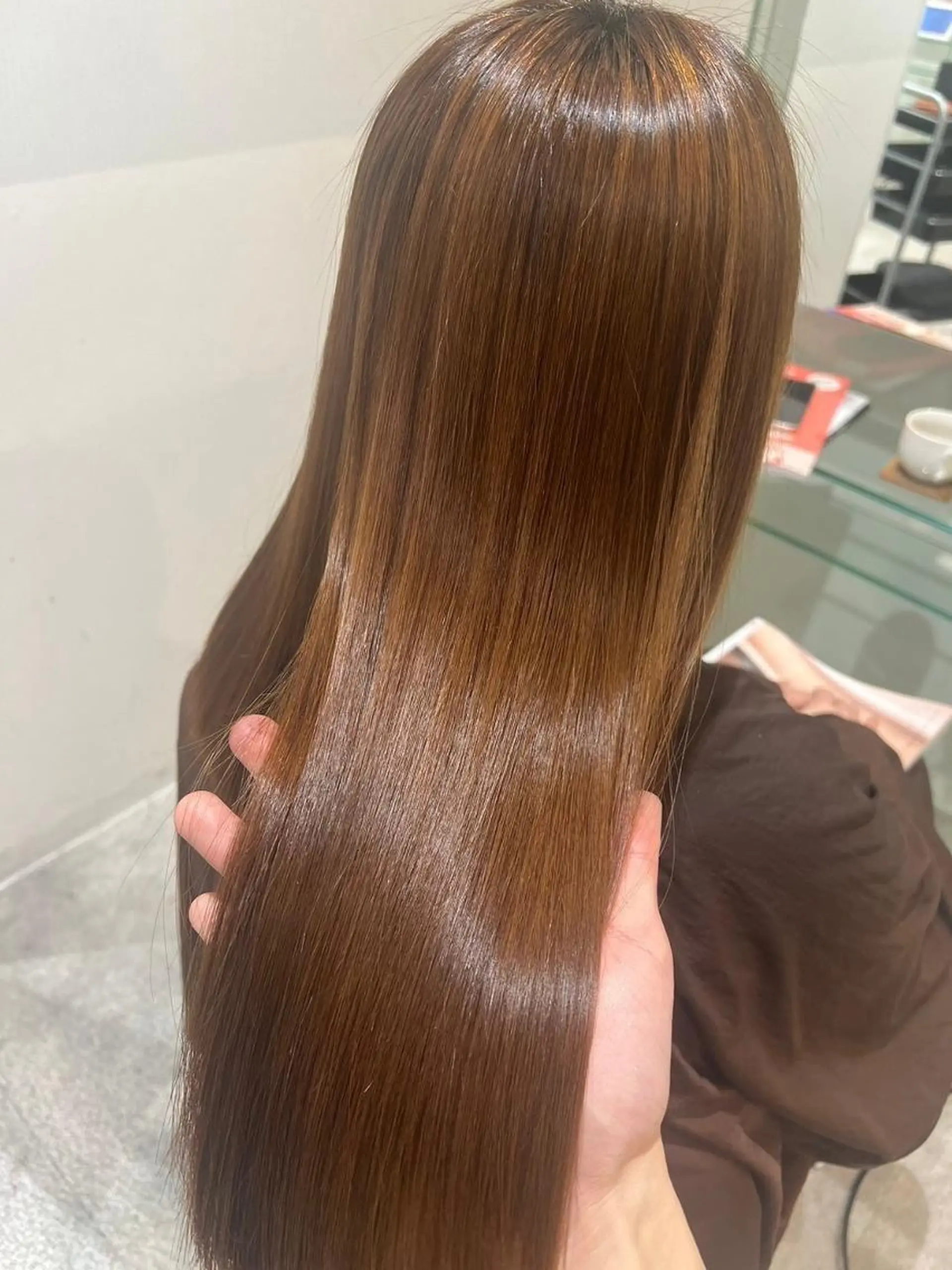 ロング 大川 有香のヘアスタイル