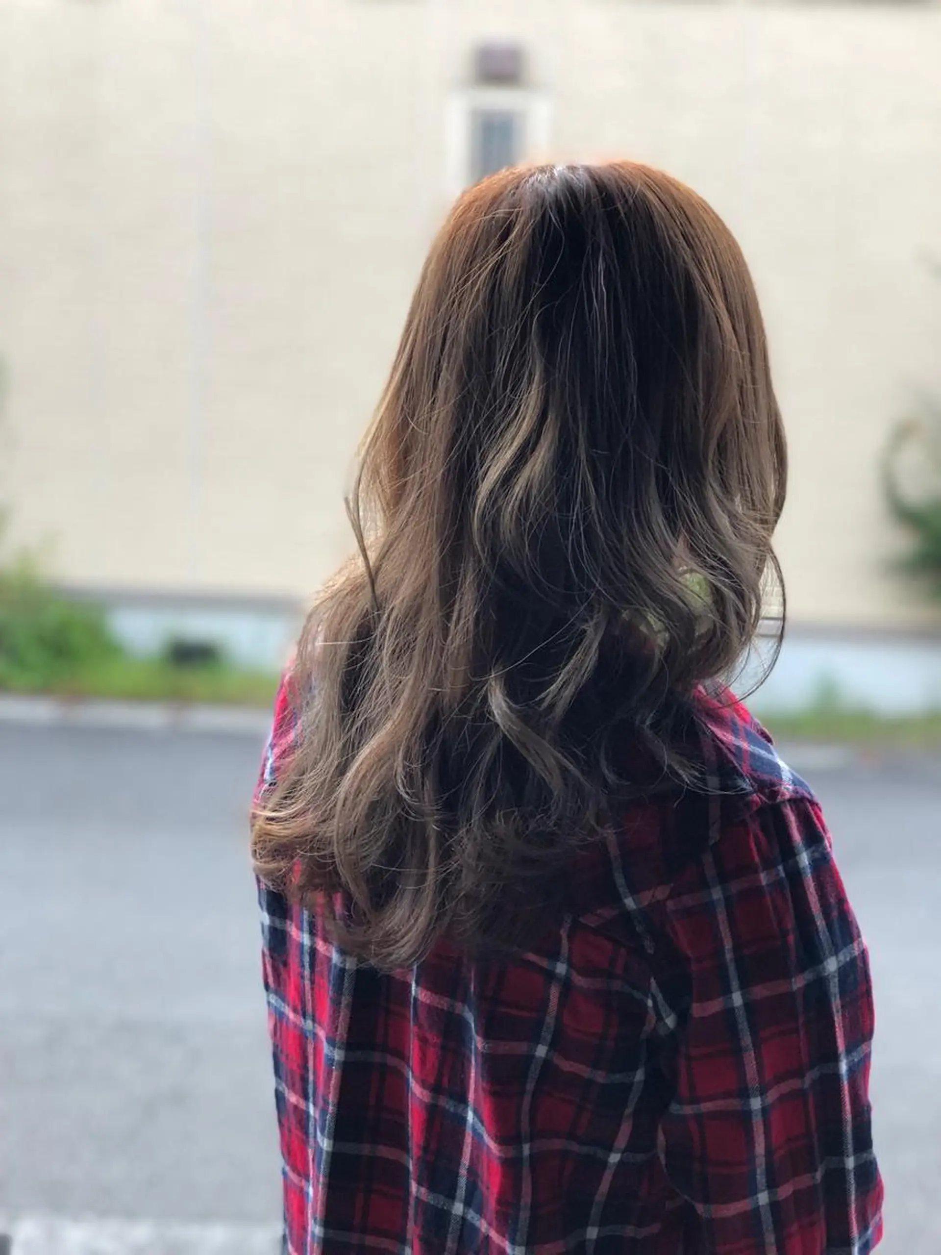 ロング カラー パーマ 平井 秀乙のヘアスタイル