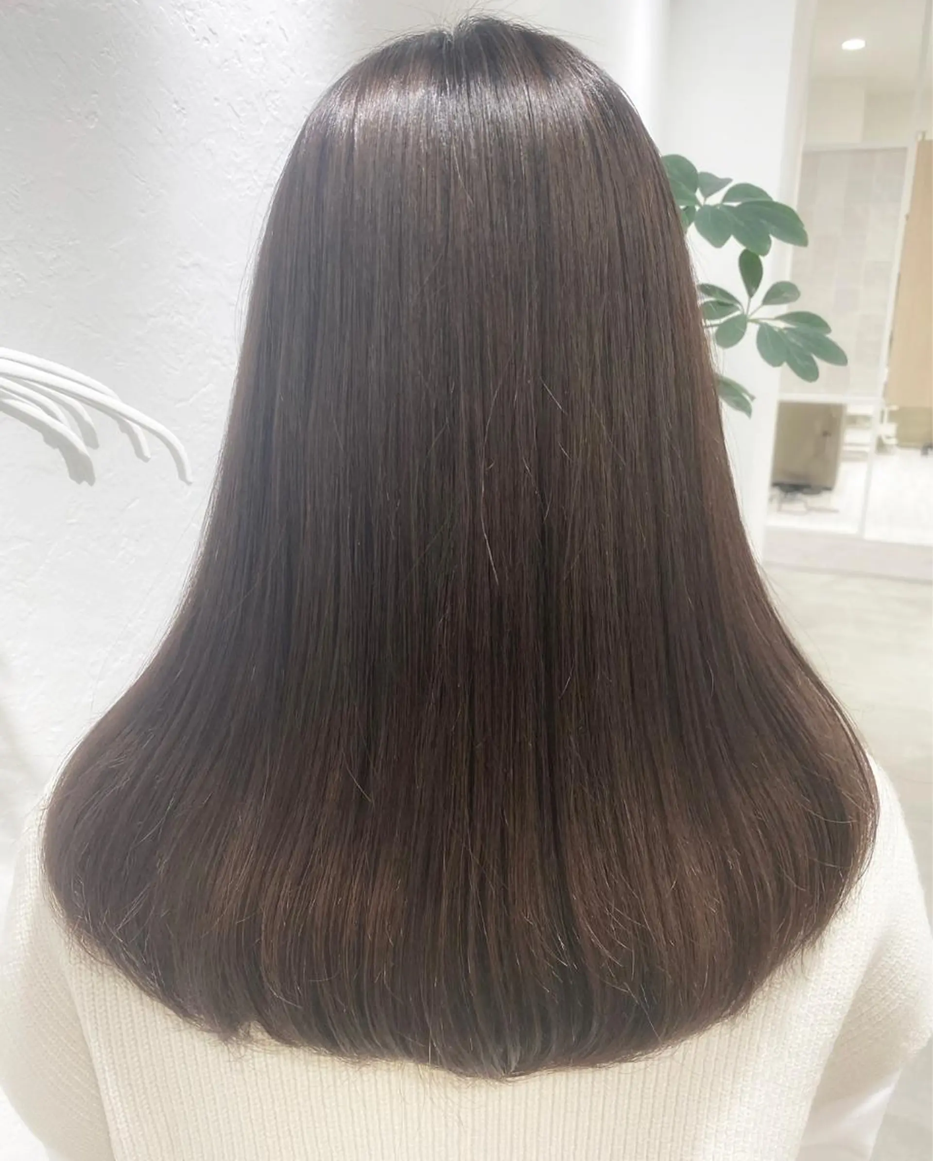 ロング カット ヘアカラー トリートメント 艶カラー/韓国風ヘア 🩵shioneのヘアスタイル