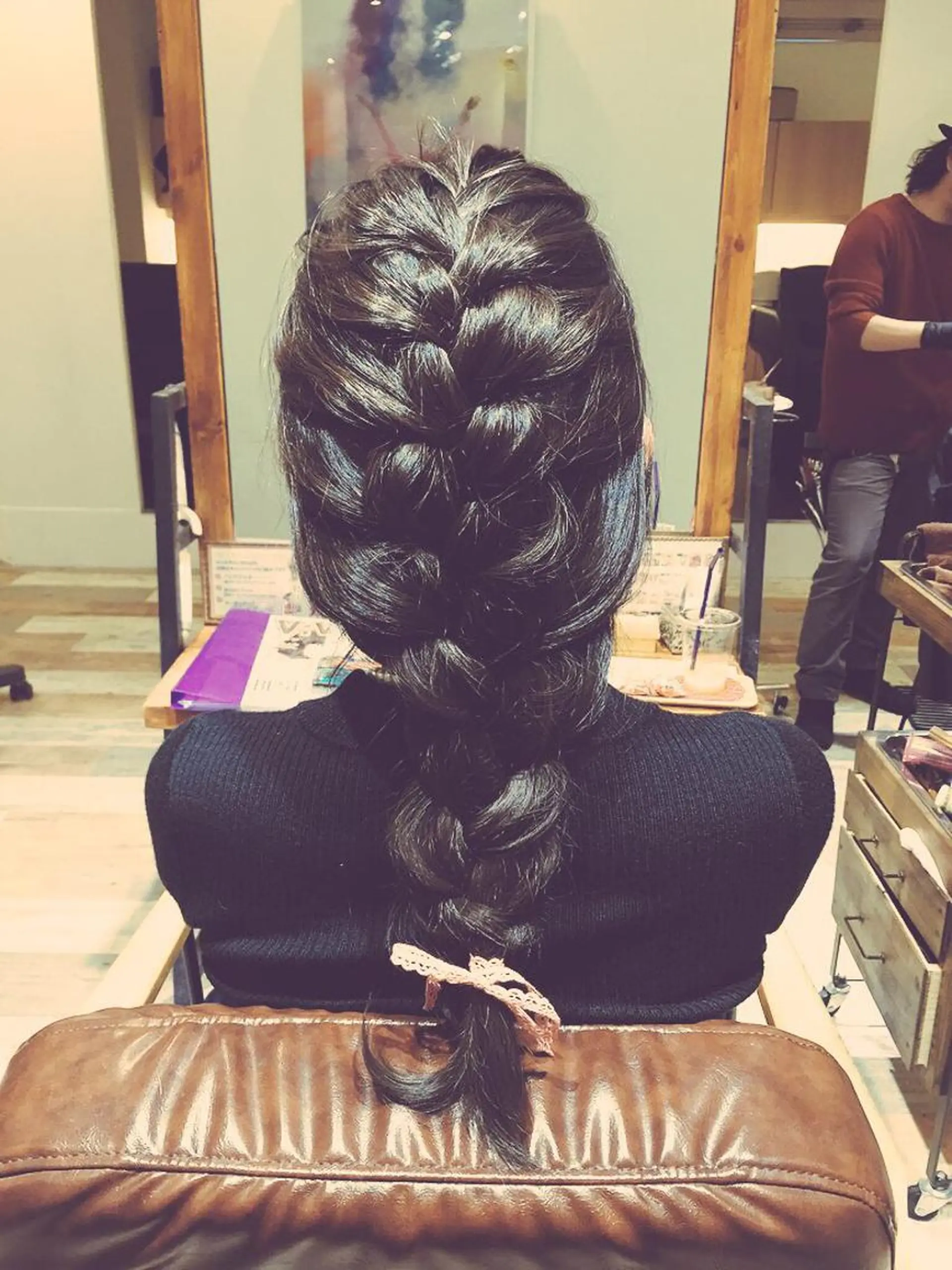 ロング ヘアアレンジ ハイトーン×髪質改善 KENTAのヘアスタイル