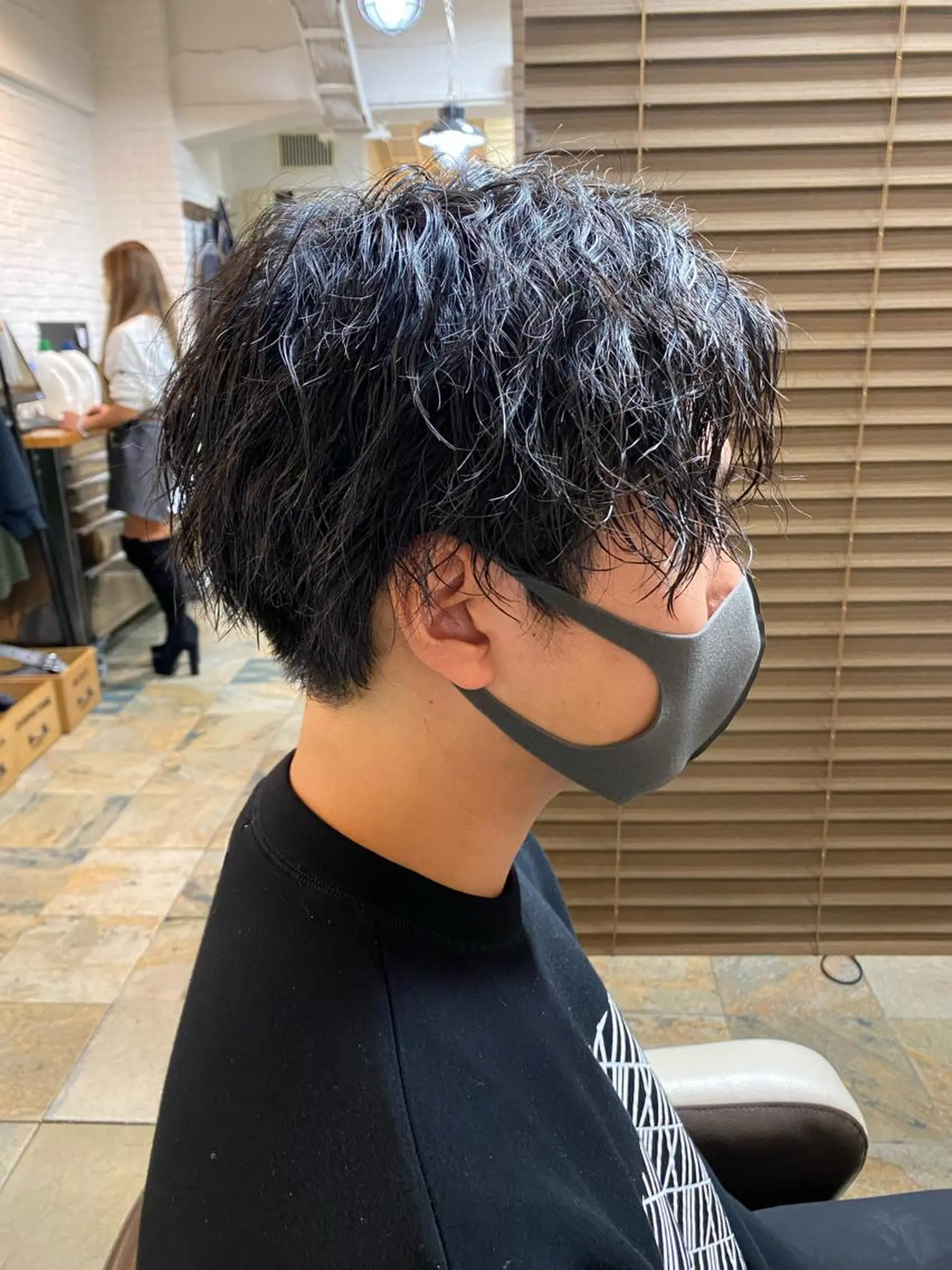 ショート パーマ メンズ カット パーマ 🌞メンズパーマ ONOE💈のヘアスタイル