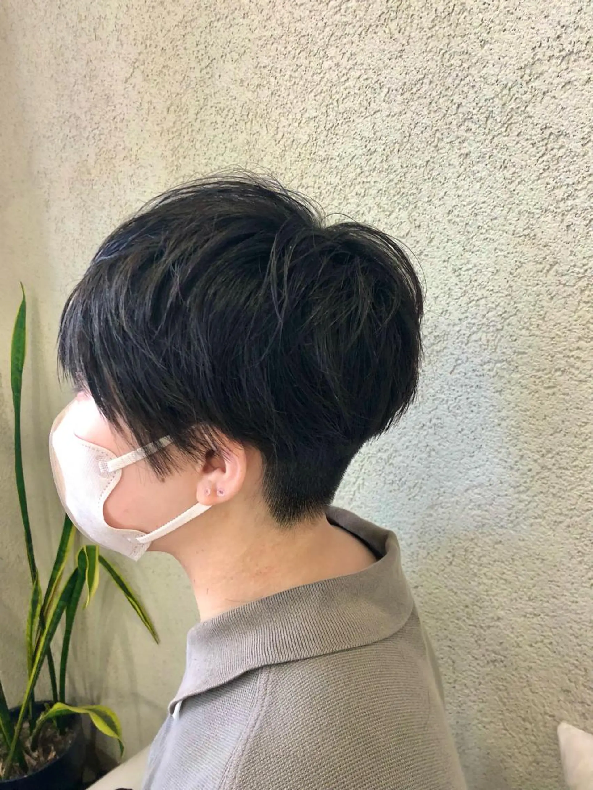 ショート カット ヘアカラー トリートメント 阿部 美咲のヘアスタイル