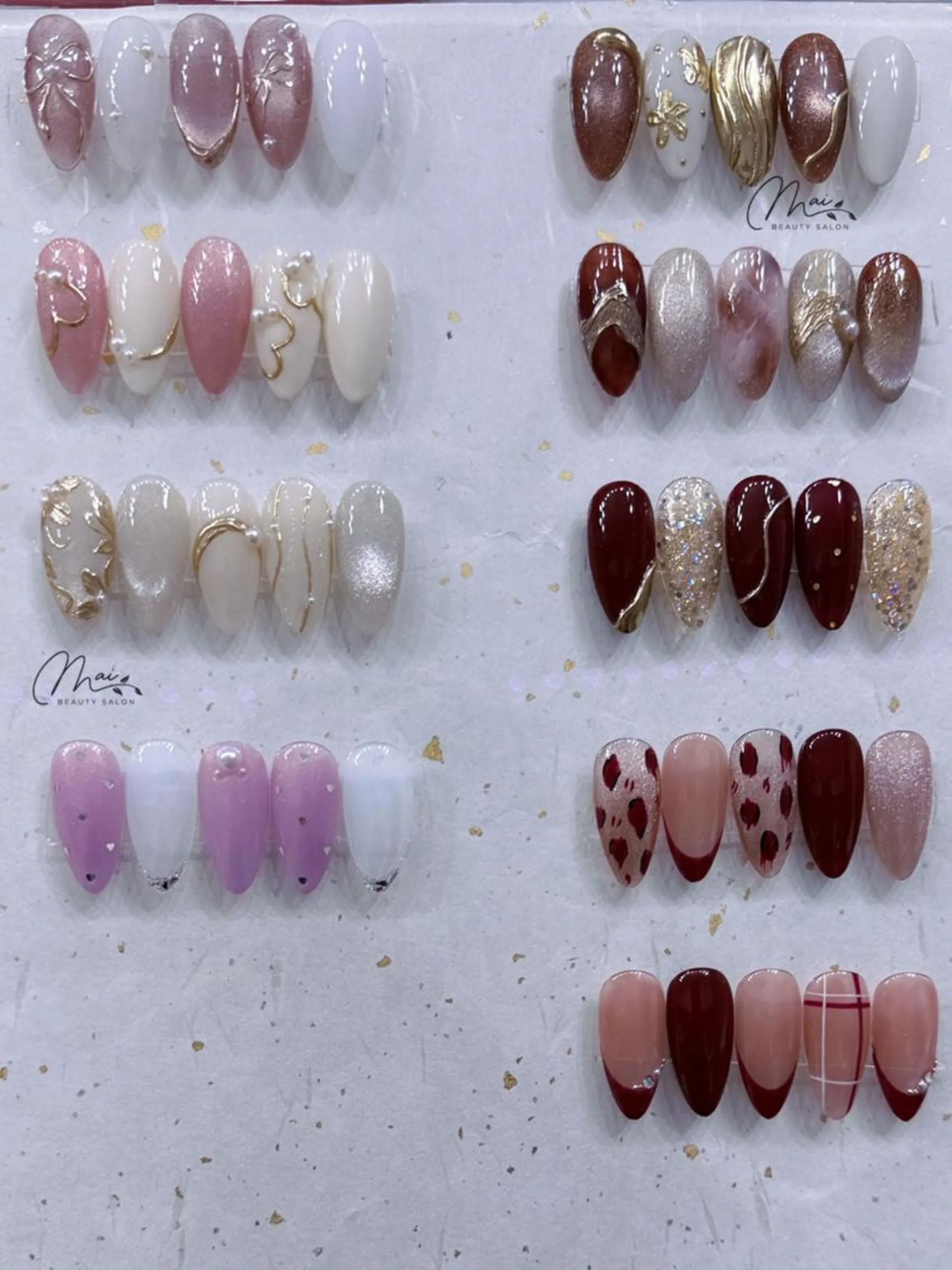 ネイル チークネイル フラッシュネイル フレンチネイル ジェルネイル 韓国ネイル ハンドネイル MaiBeauty マイ マイのネイルデザイン