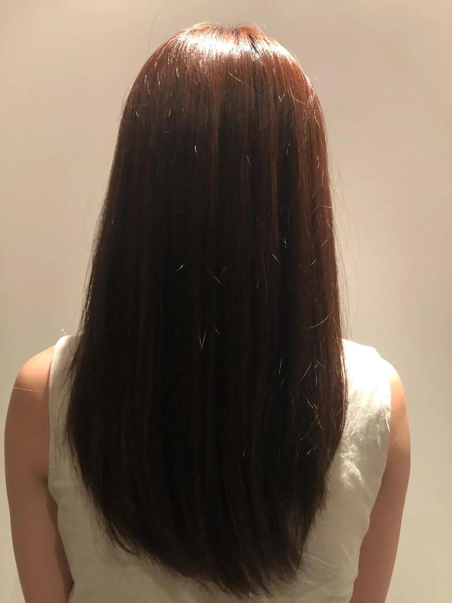 ロング カラー トリートメント 内田 めいのヘアスタイル