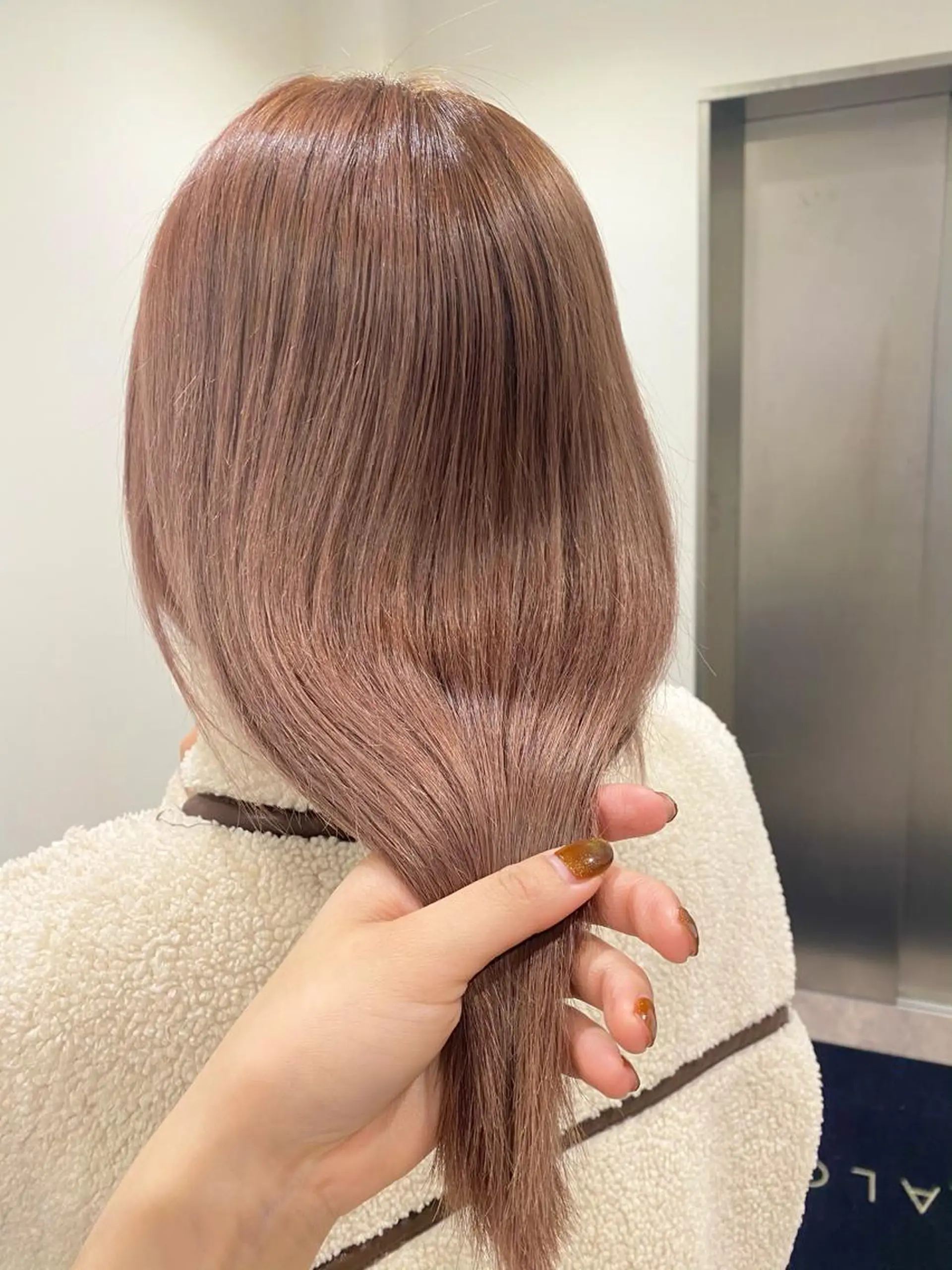 セミロング カット ヘアカラー トリートメント ♡可愛い艶髪特化♡ 艶髪先生のヘアスタイル