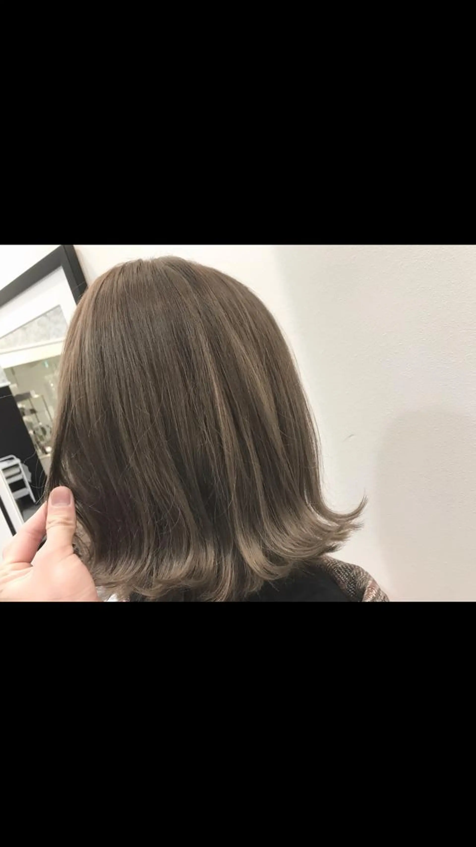 ミディアム カラー グレージュ Ma chérie by lond金山所属・カット講師 久保匠のヘアスタイル