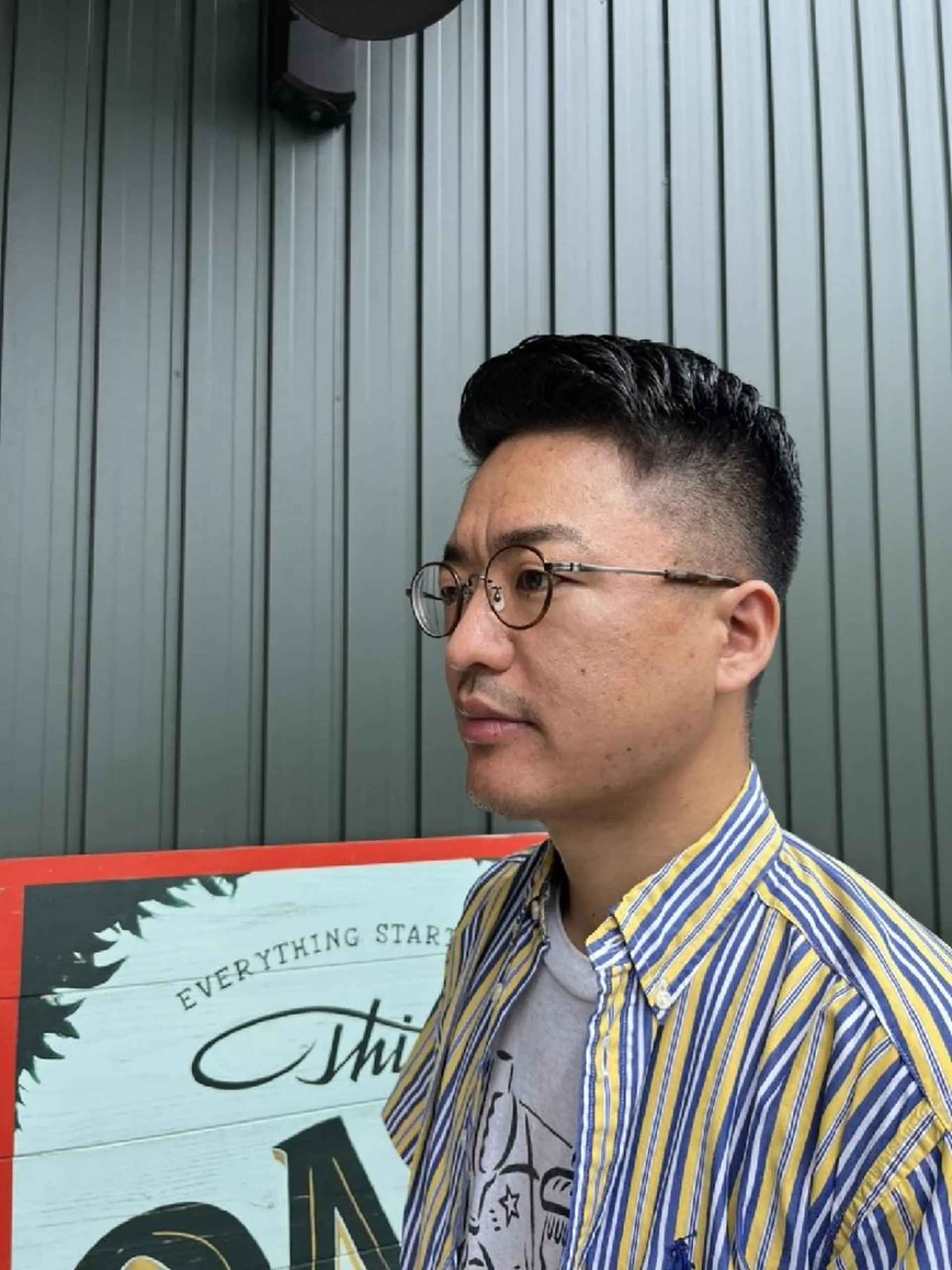 メンズ アイブロウ フェードカット ハリウッドブロウリフト メンズアイブロウ 鈴木 梨紗の眉毛・アイブロウイメージ