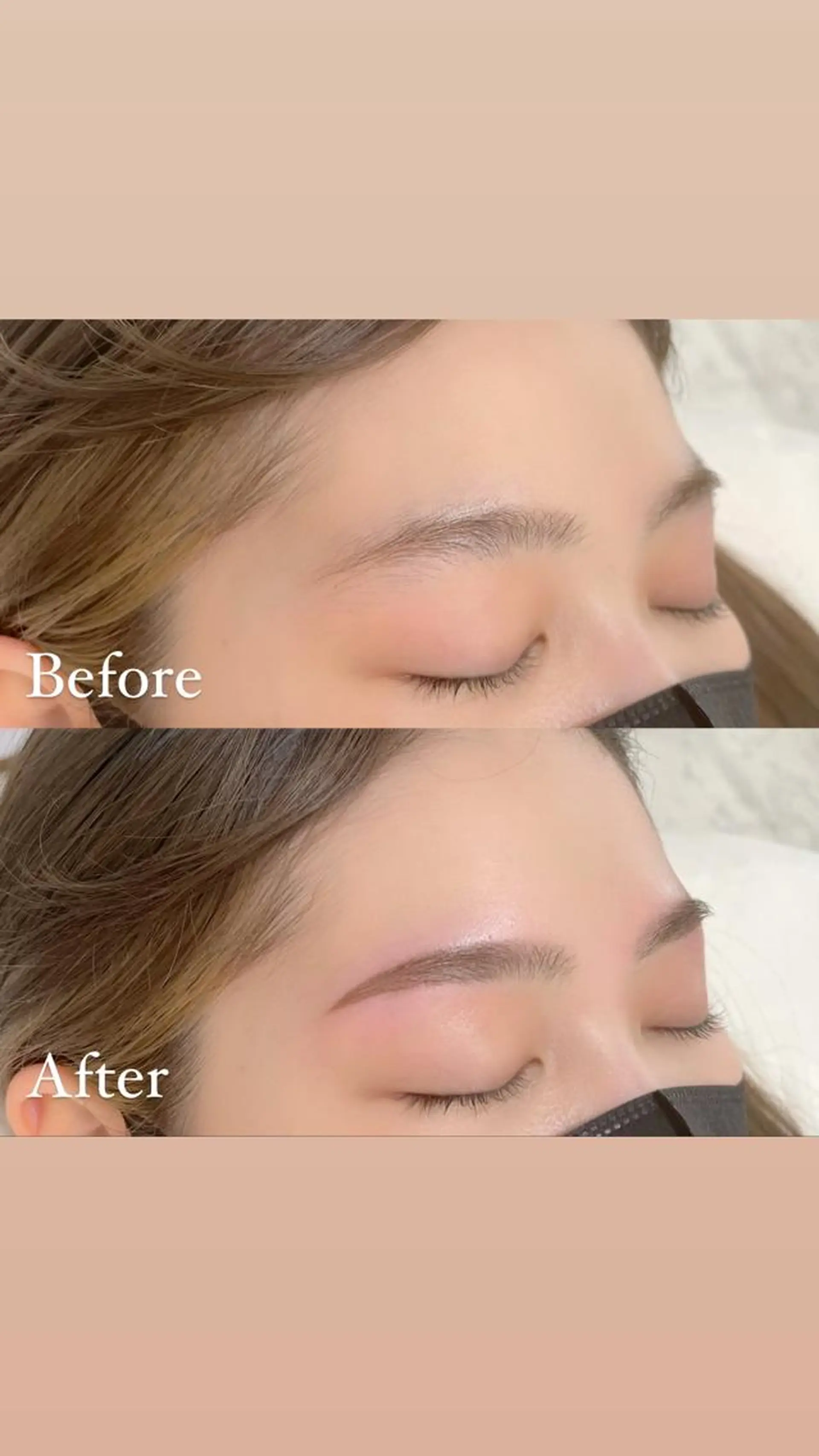 アイブロウ ハリウッドブロウリフト 眉毛ワックス脱毛 Three スリーの眉毛・アイブロウイメージ