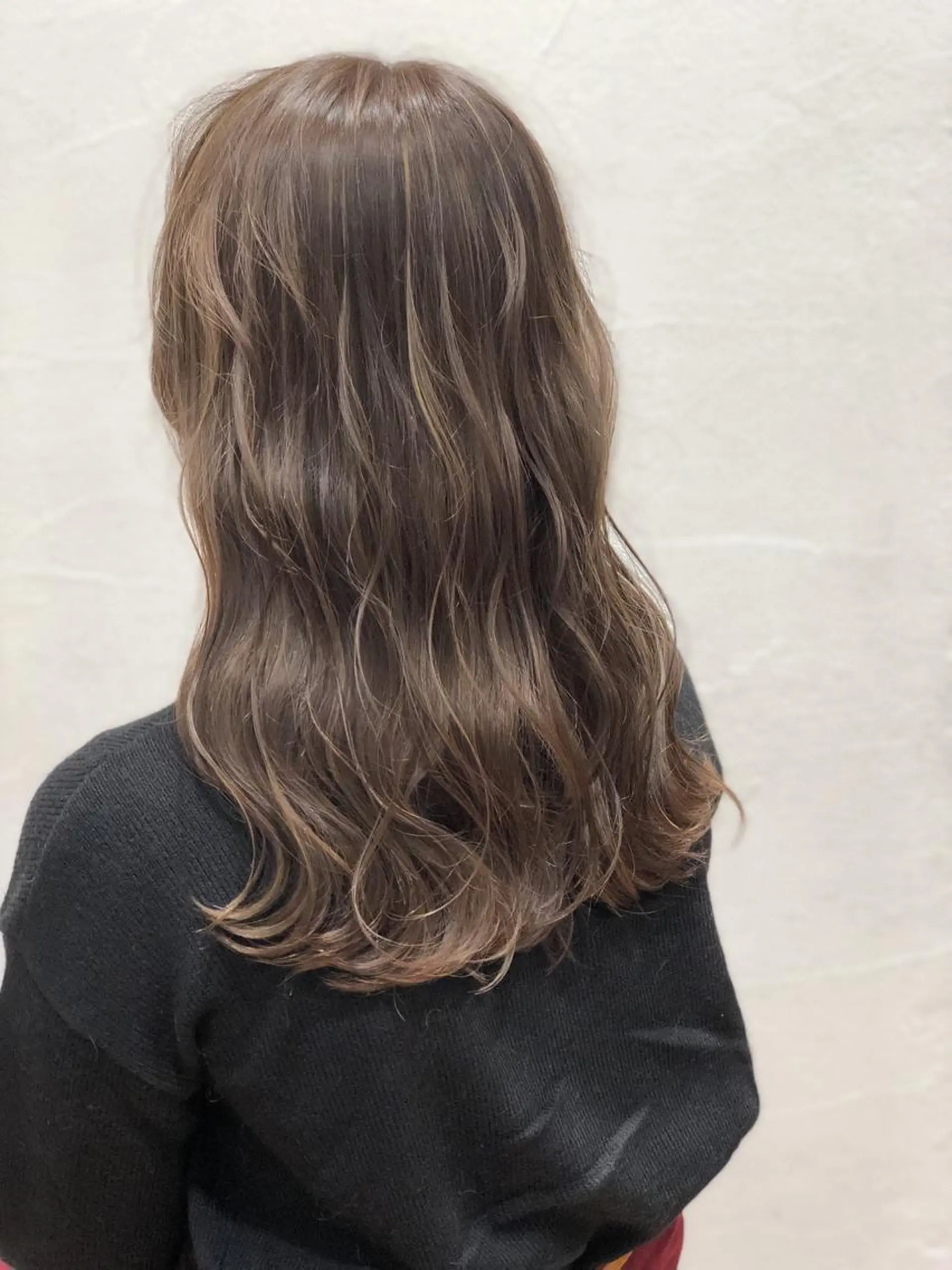 セミロング ハイライト メンズカット特化柏駅 徒歩3分LOUのヘアスタイル