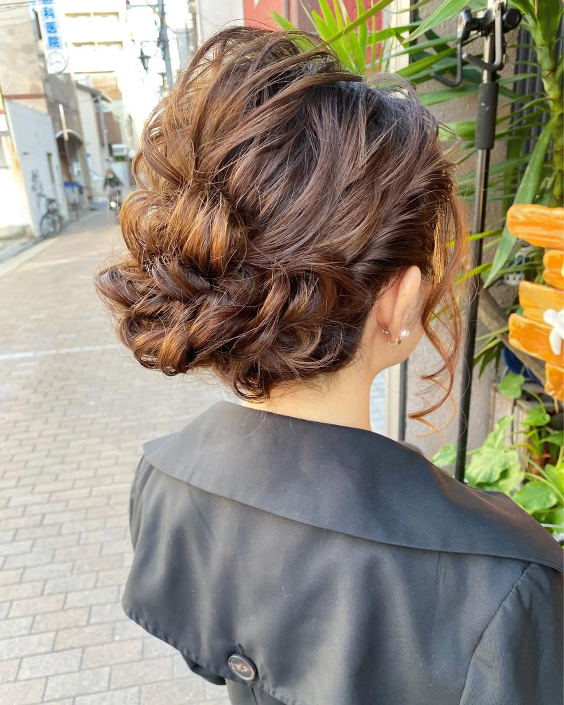 セミロング ヘアセット 玉木 育実のヘアスタイル