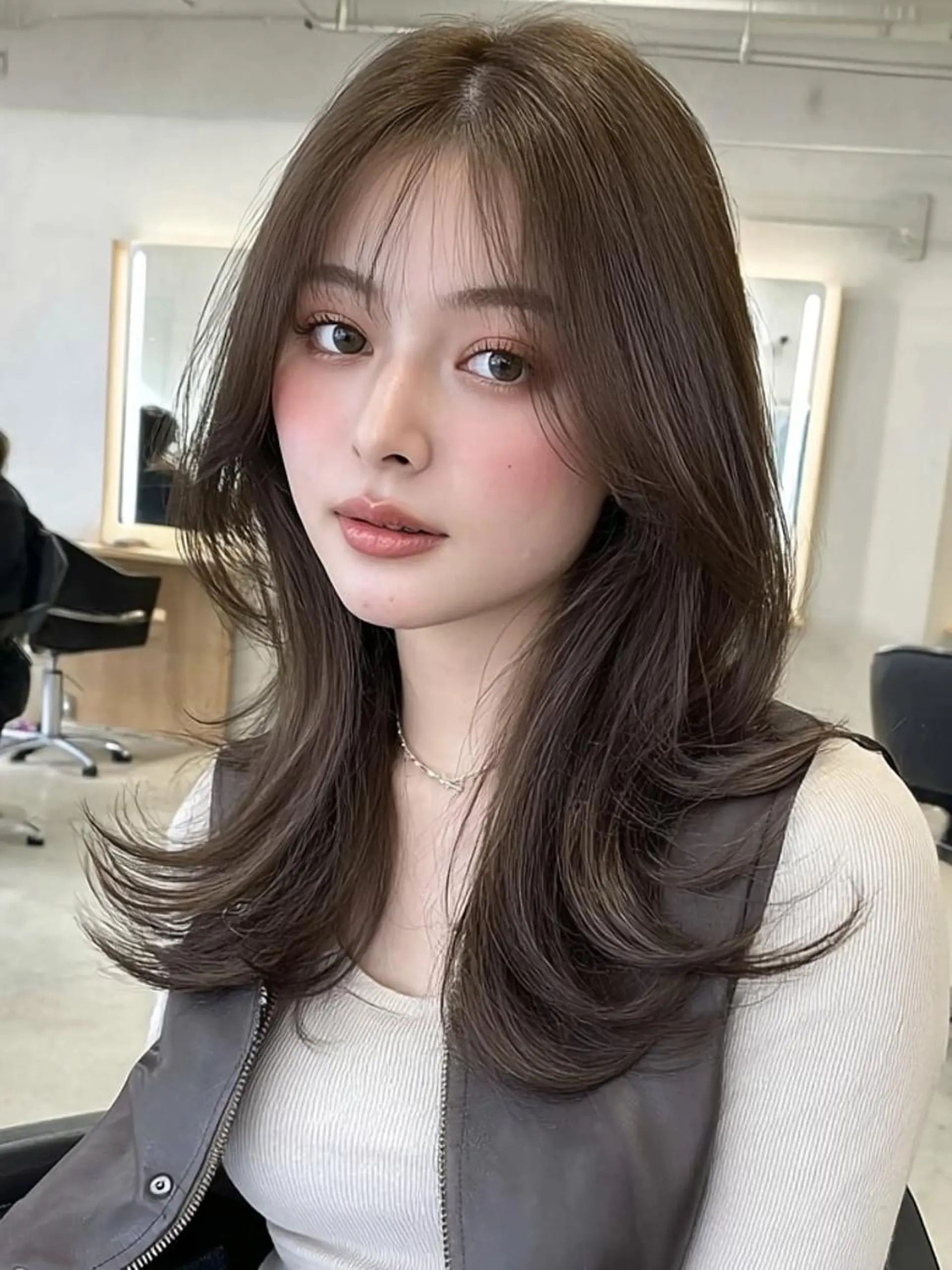 セミロング ボブ 外国人風カラー カット ヘアカラー トリートメント 🎀透明感カラー/ yuka🎀のヘアスタイル