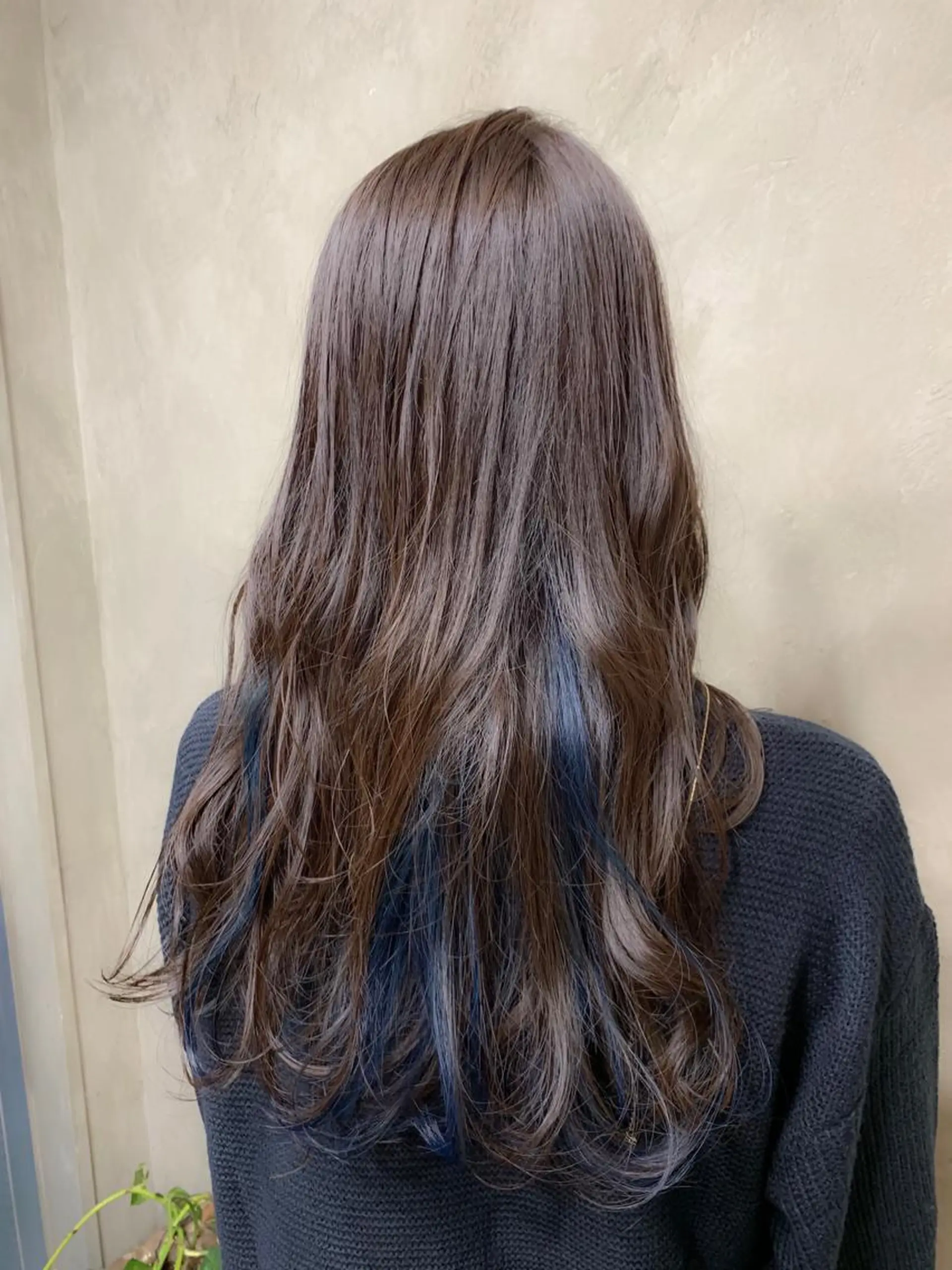 ロング カラー パーマ 🌈髪質改善💕 縮毛矯正✨青木まで✨のヘアスタイル