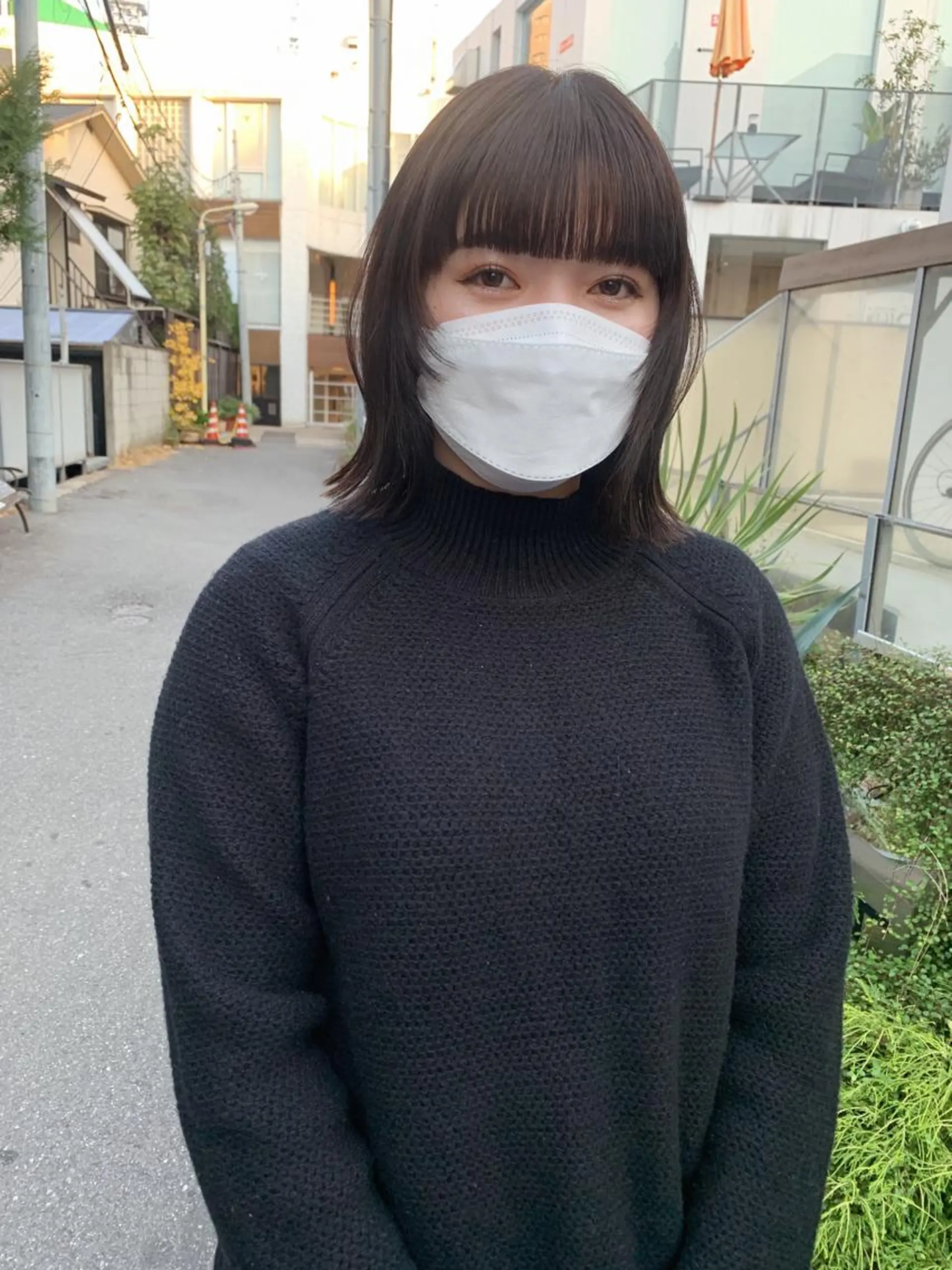 ミディアム カラー ボブ/顔まわりカット 💫大澤奈緒美のヘアスタイル