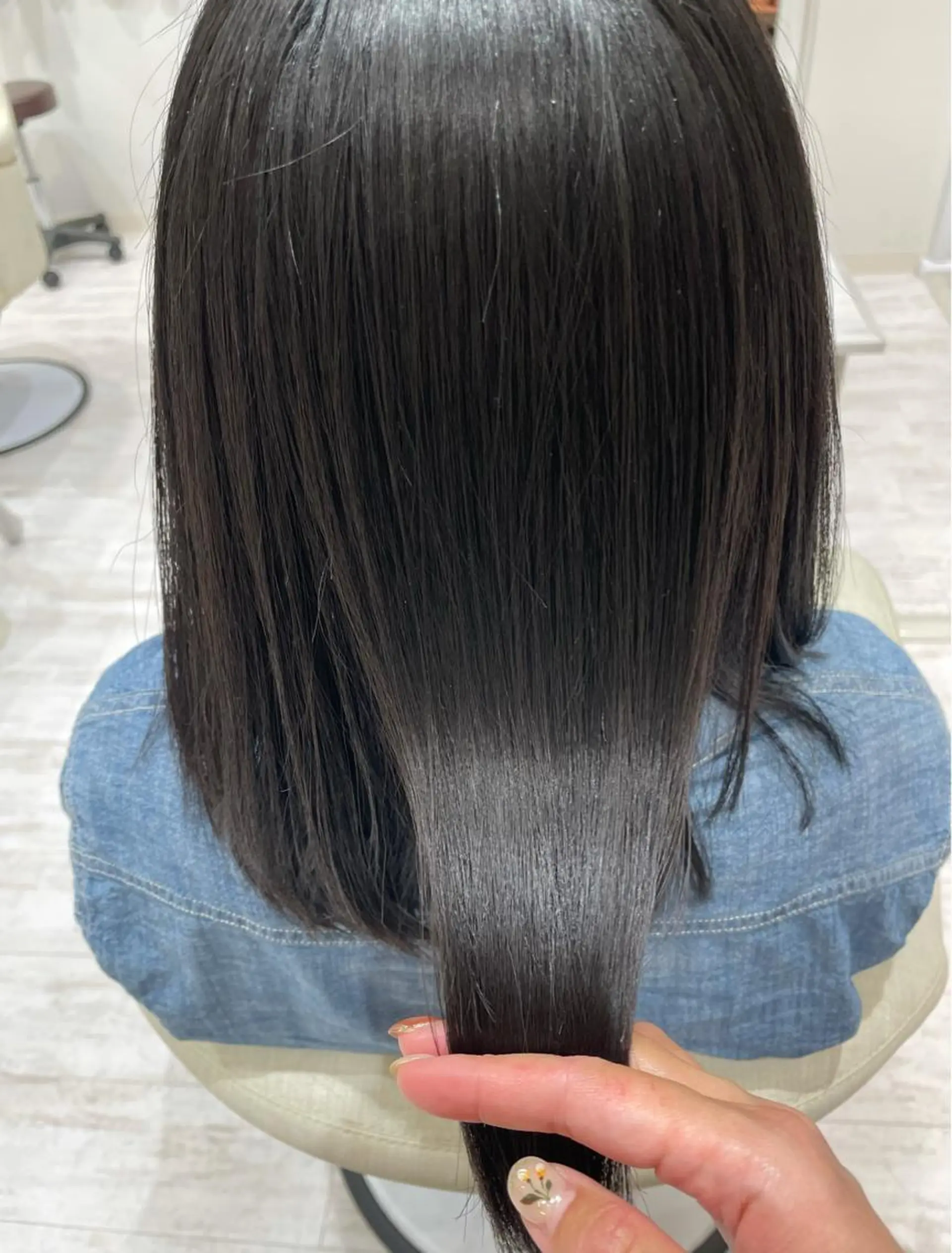 ミディアム トリートメント 酸熱トリートメント カット 縮毛矯正 ボブ支持率NO1 🌈CHIKAのヘアスタイル