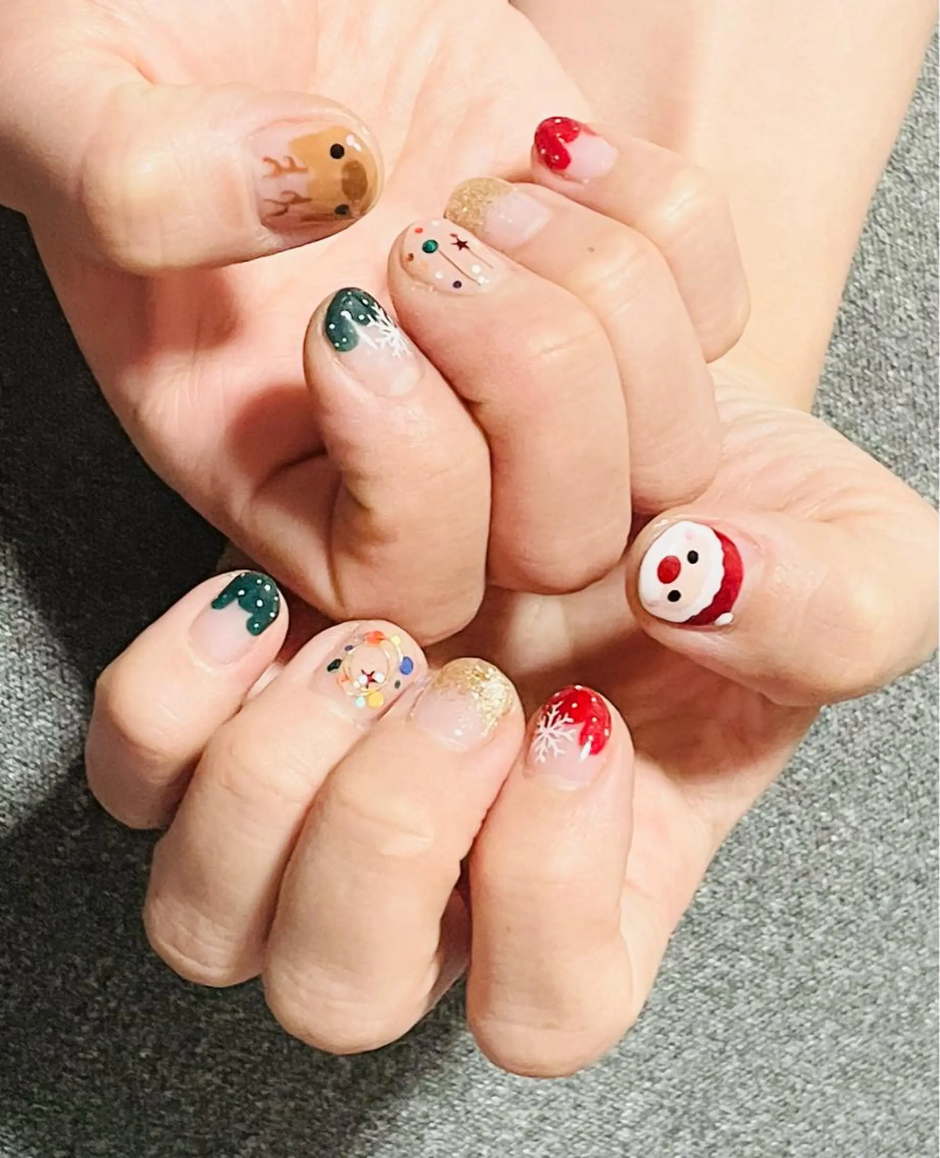 ネイル 冬ネイル クリスマス レワード所属・reward＊安藤 ゆかりのネイルデザイン