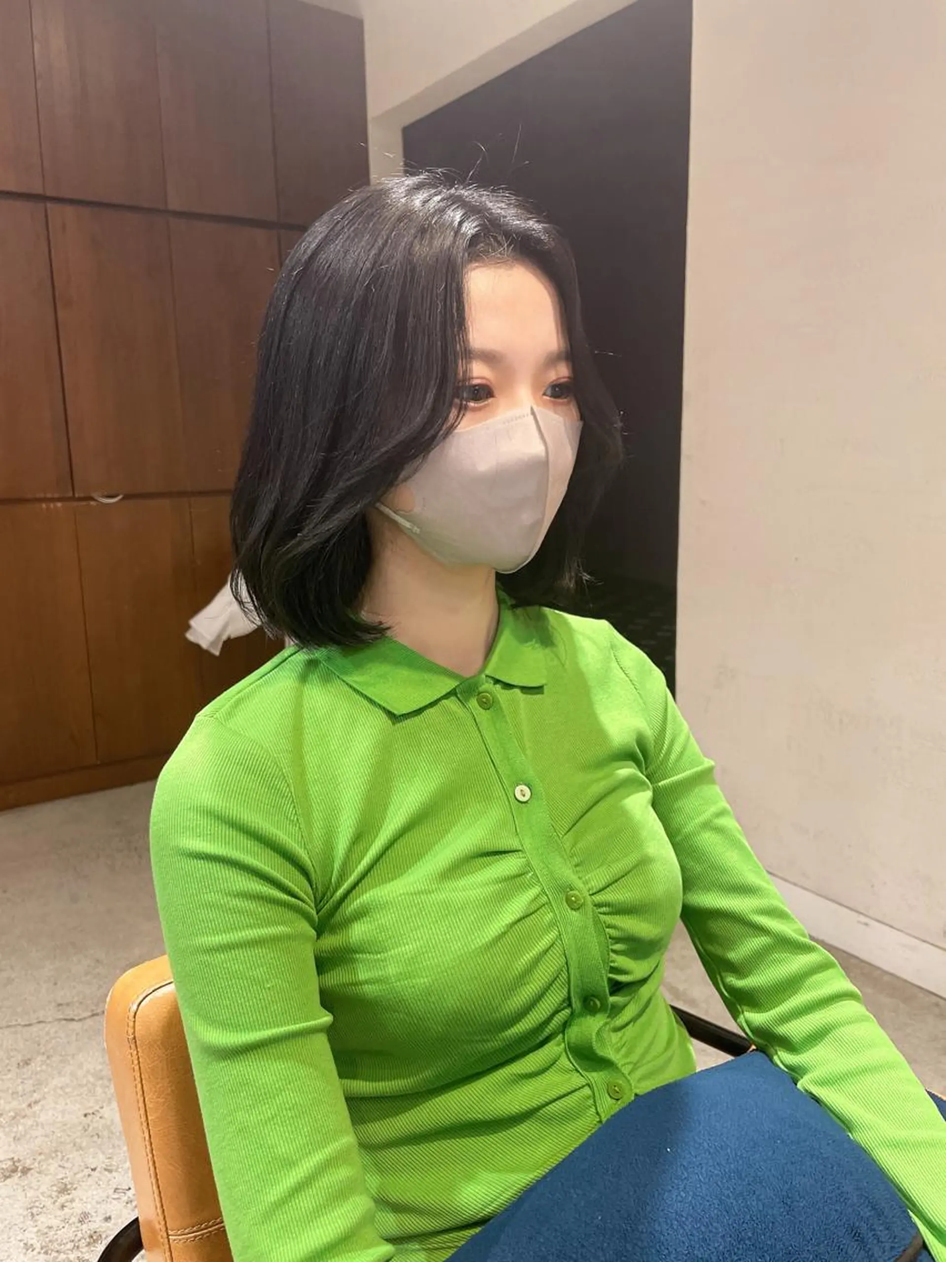 ミディアム ボブ タンバルモリ 韓国風ヘア カット トリートメント ガレリアエレガンテ栄店所属・ウルフカット/ ハッシュカット/山路のヘアスタイル