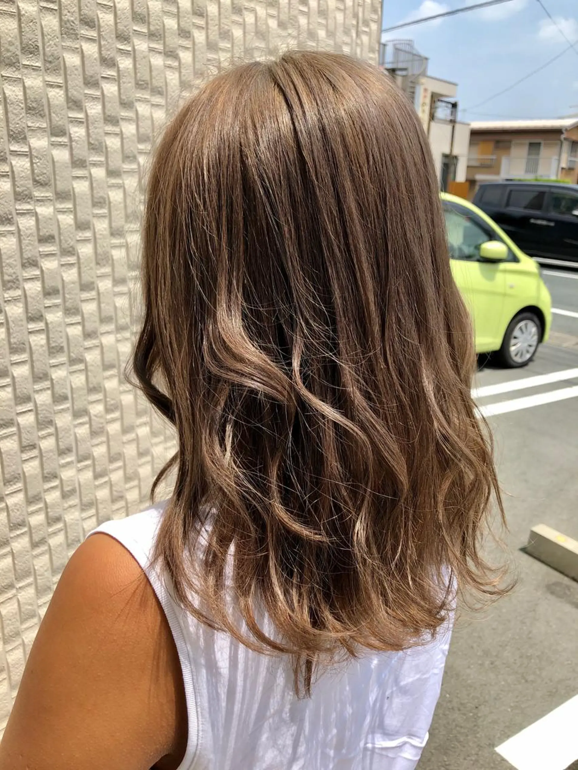 ミディアム カット ヘアカラー トリートメント ヘッドスパ Ze・seal所属・ze sealのヘアスタイル