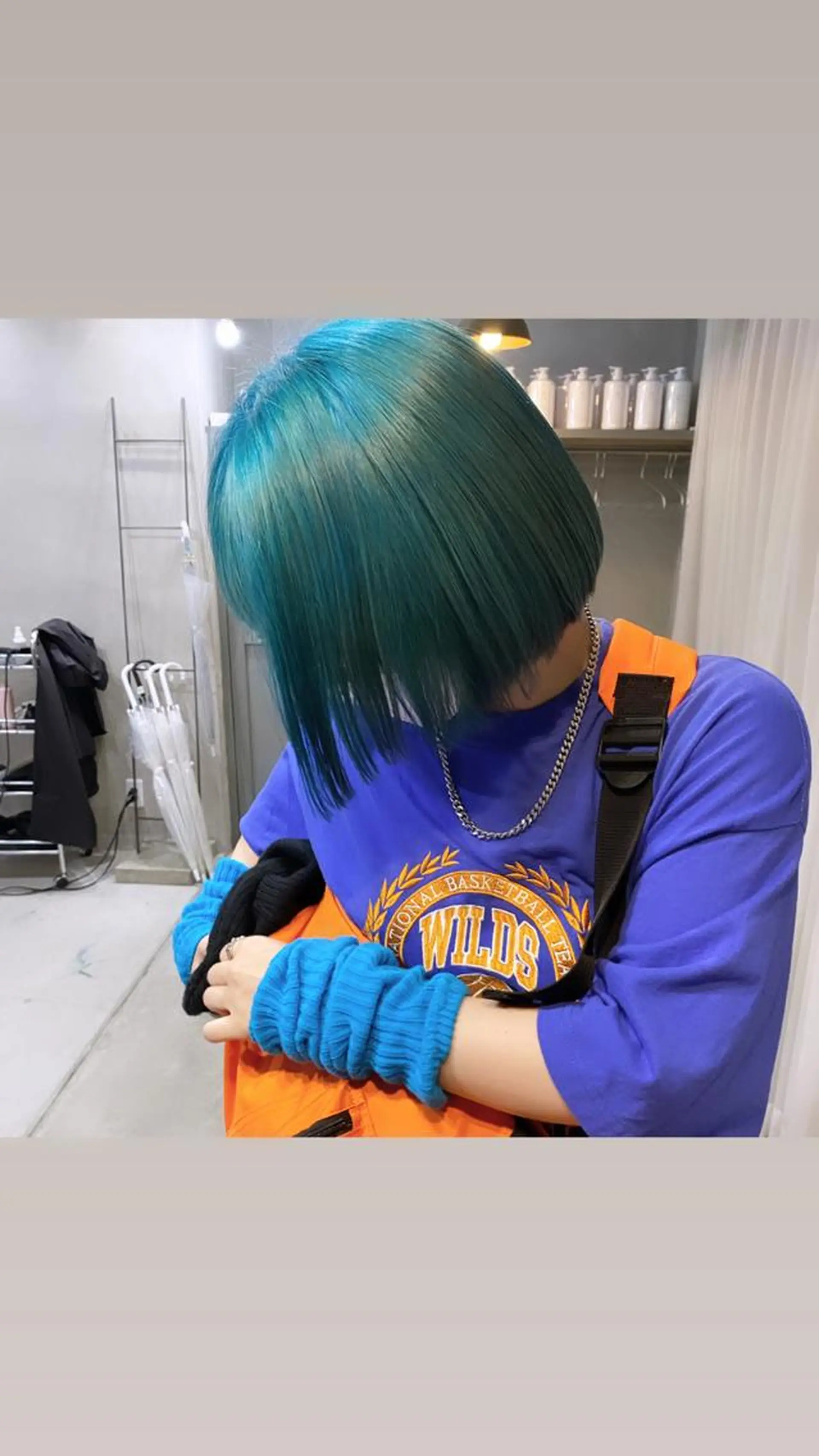 ショート カラー パーマ ヘアアレンジ ネイル マツエク・マツパ ハイトーン/透け感 カラー🎀真香のヘアスタイル