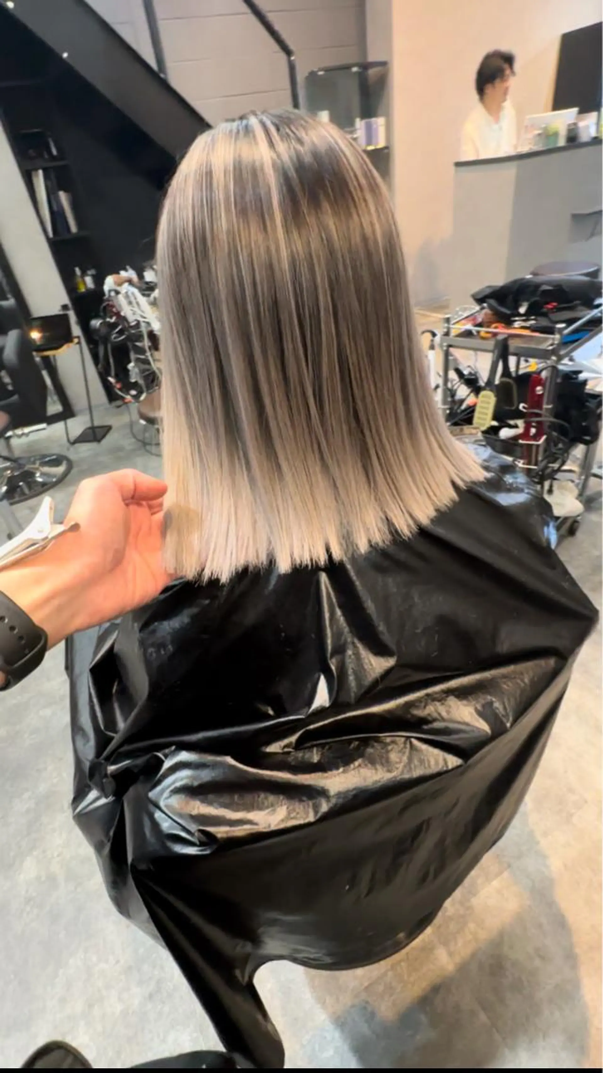 ショート 縮毛矯正 カット ヘアカラー トリートメント 田中 聖也のヘアスタイル