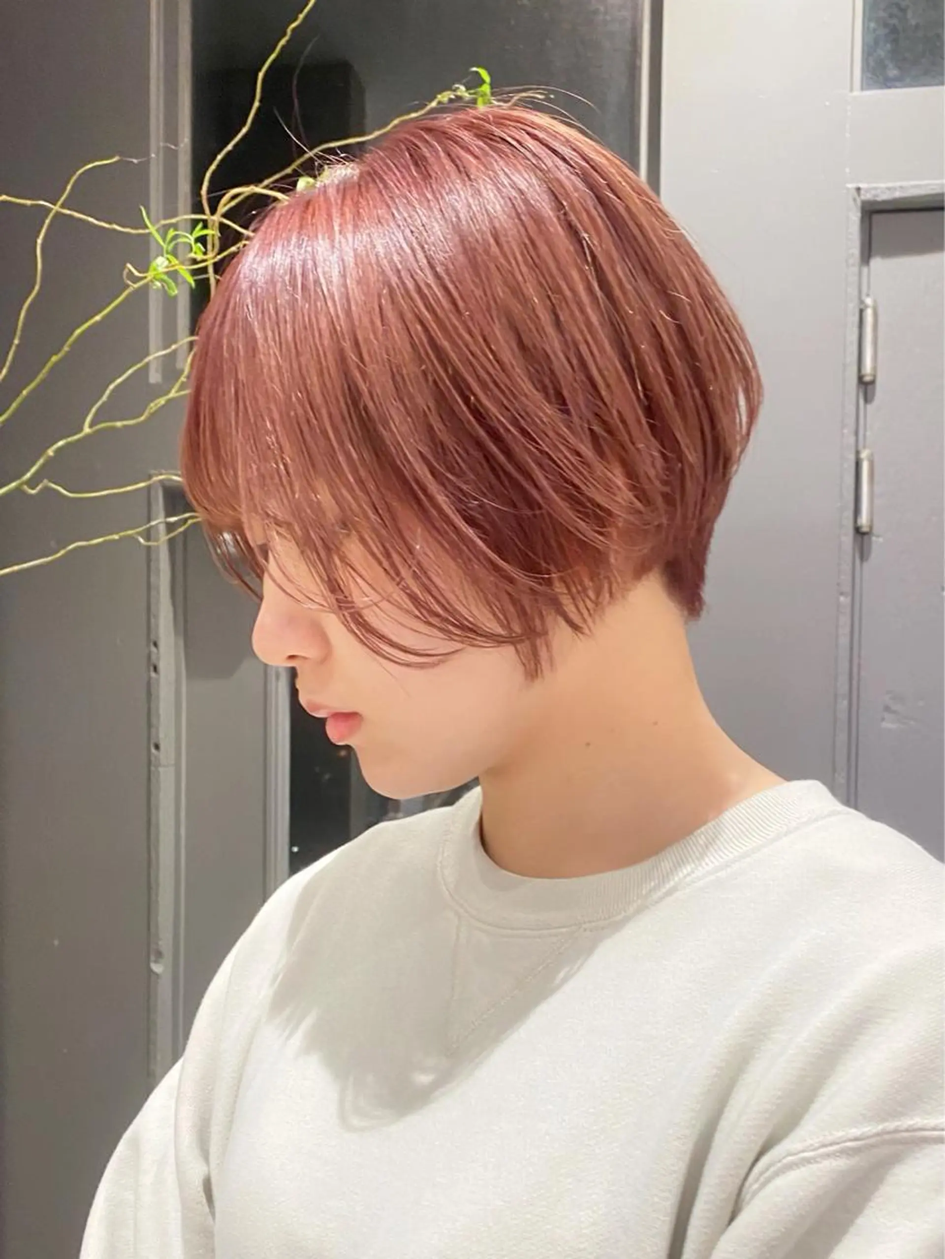 ショート カラー ボブ/ミニボブ 透明感カラーkadoのヘアスタイル