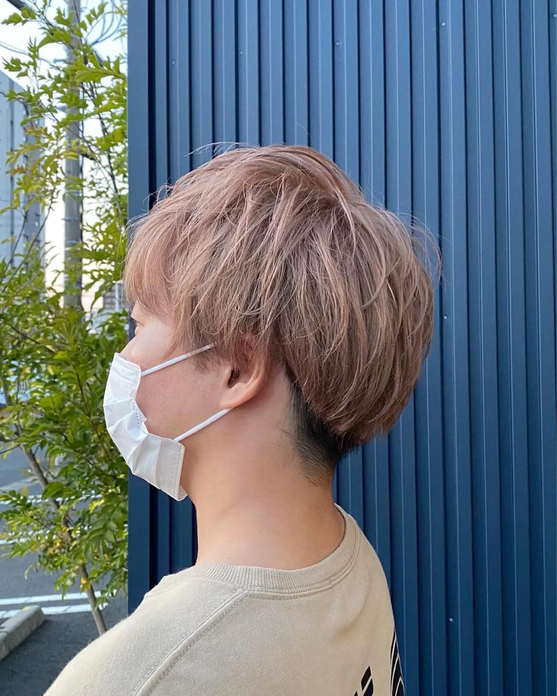 カラー ベージュカラー ミルクティーベージュ 浅野  勇貴のヘアスタイル