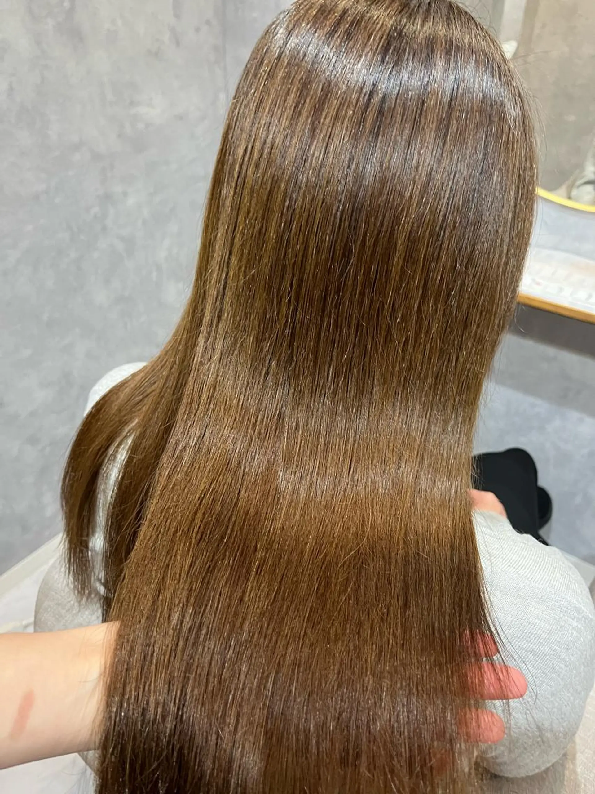 ロング カット 縮毛矯正 トリートメント stylist Yukieのヘアスタイル