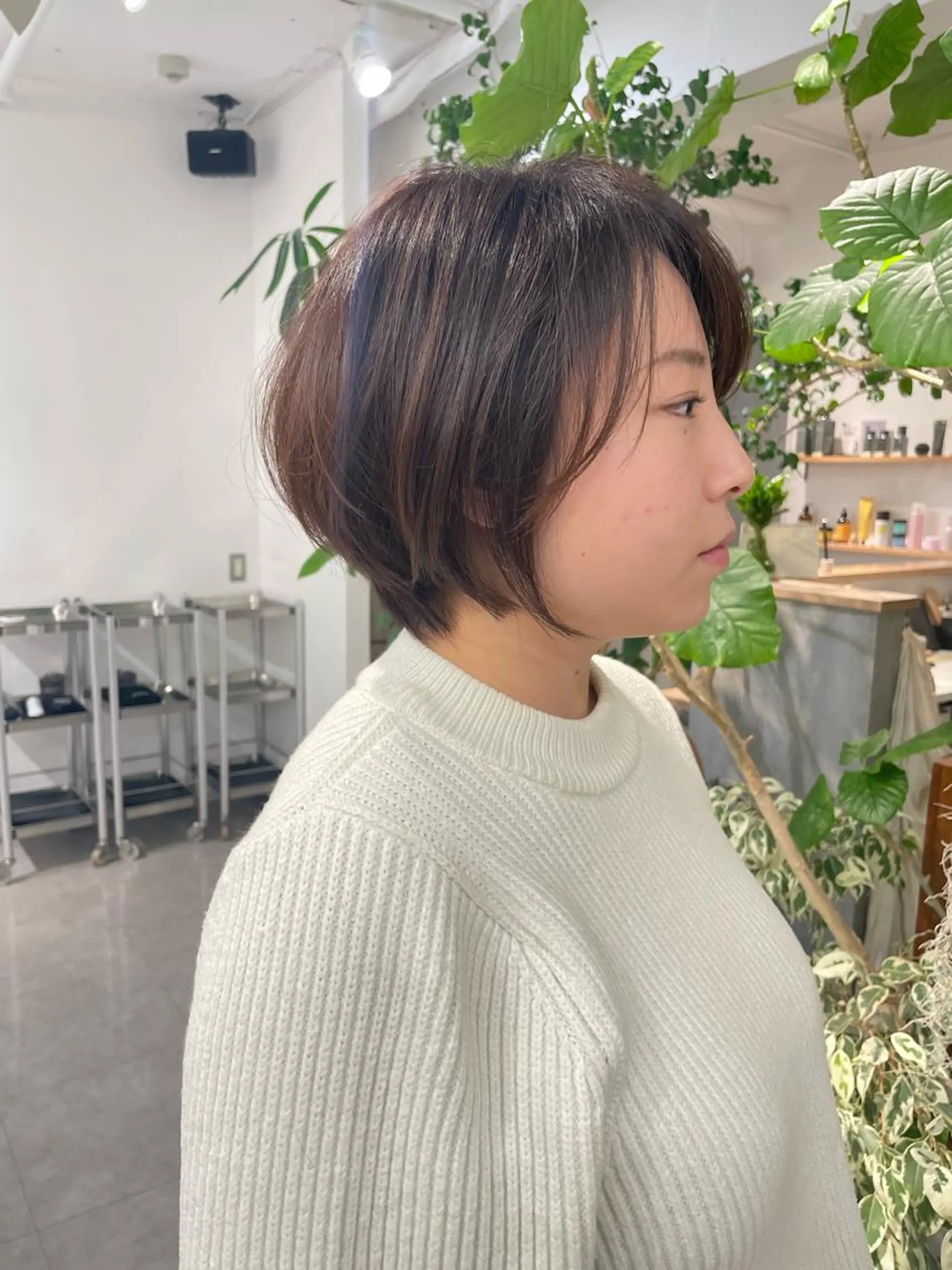 ショート カラー ショートボブ ボブ ショートヘア カット ヘアカラー 表参道【髪質改善】 宮嶋勇太のヘアスタイル