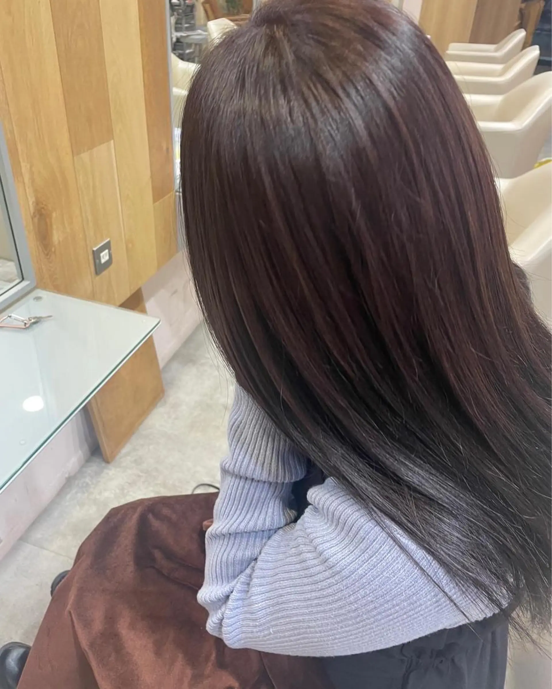 セミロング 杉崎 朝佳のヘアスタイル