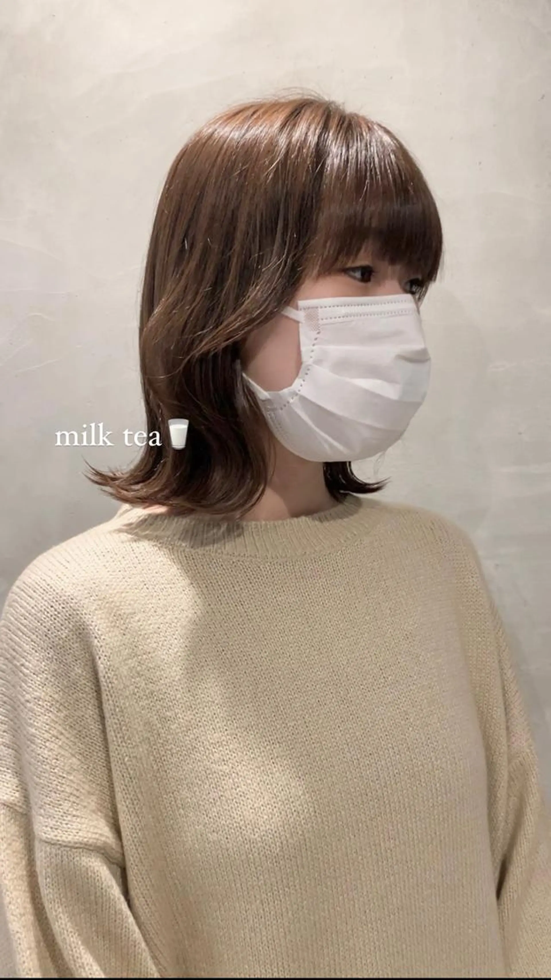 ミディアム カラー メンズ メンズブリーチ ブリーチ ブリーチなしカラー ヘアカラー トリートメント 落合希 Olivebeigeのヘアスタイル