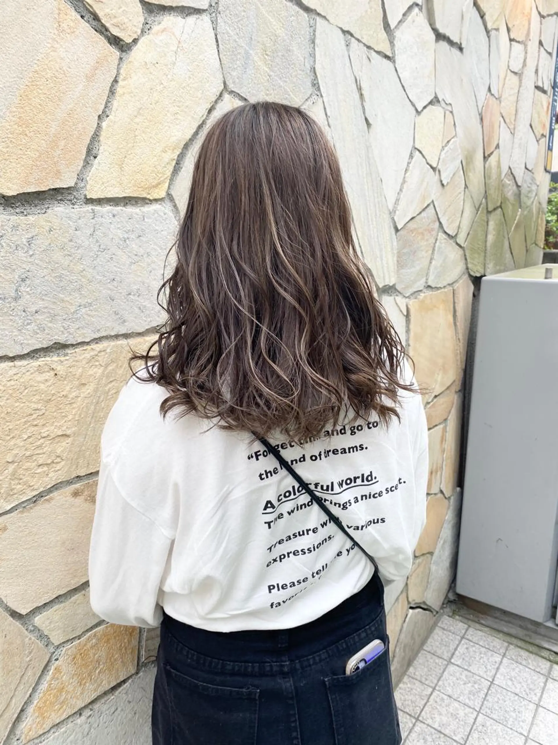 セミロング カラー ヘアアレンジ メンズパーマ名人 TAKUMAのヘアスタイル