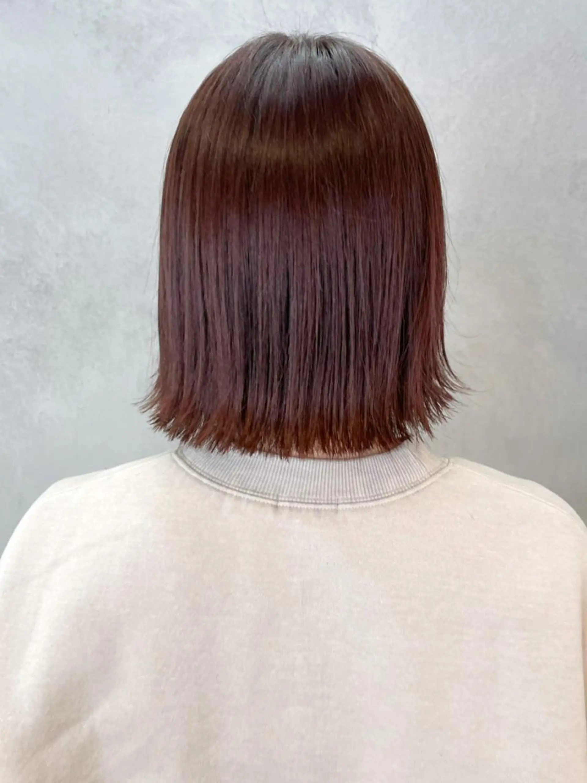 ミディアム パーマ ヘアアレンジ カラー カシス ITbyALBUM 松戸のヘアスタイル