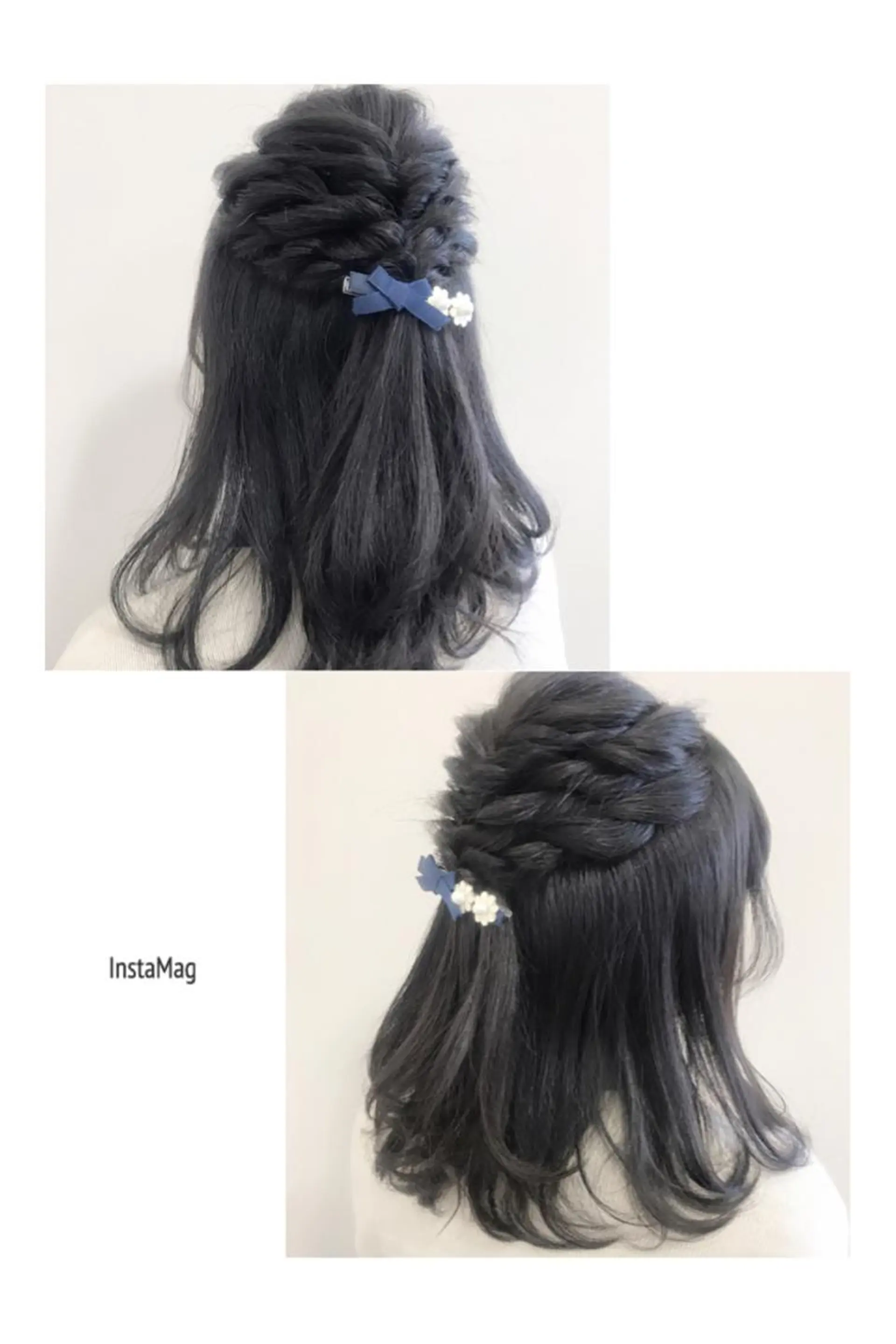 セミロング ヘアアレンジ 沢田 瞳のヘアスタイル