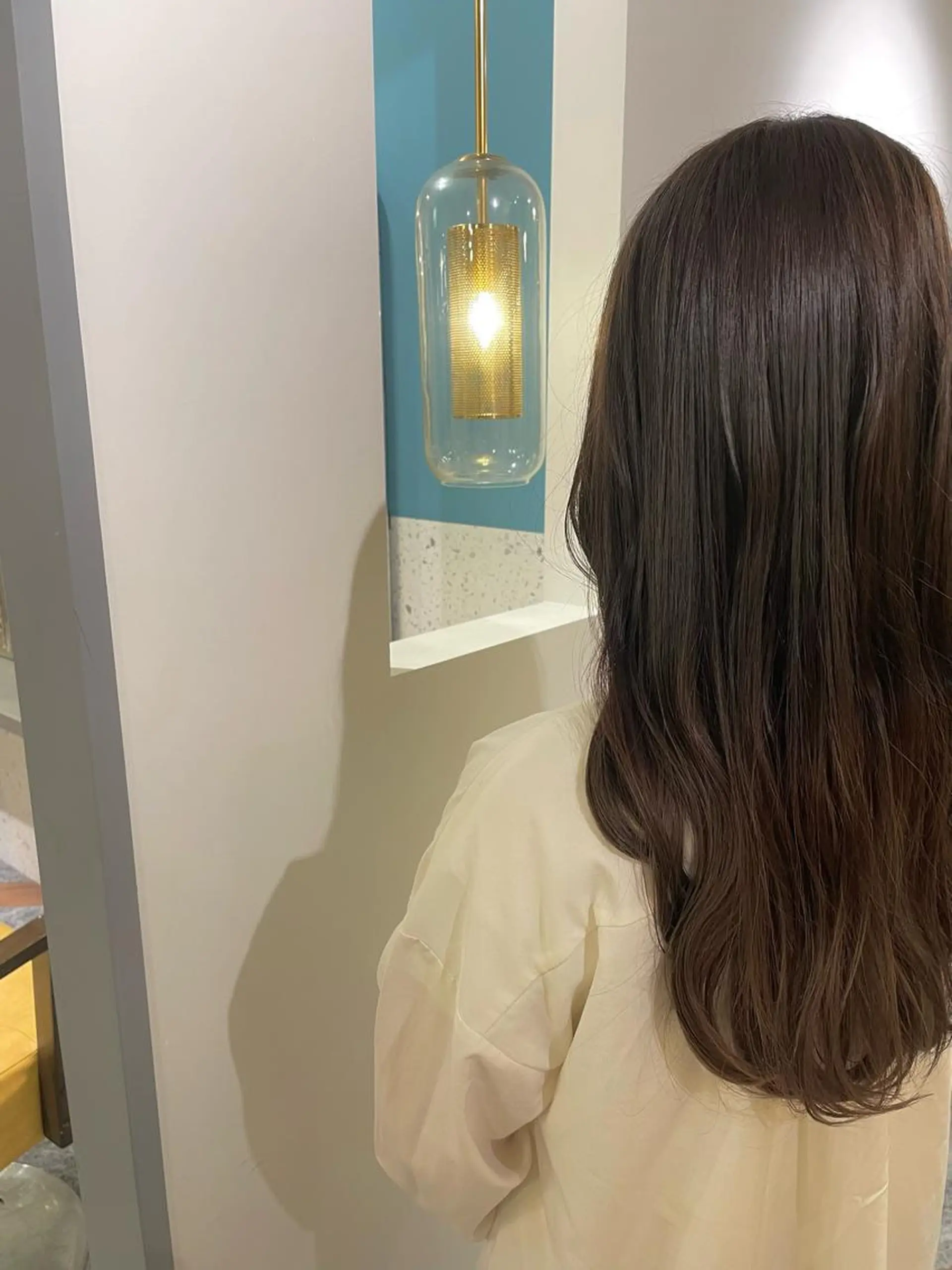 ロング カラー グラデーションカラー 顔まわりcut🌿 Hinakoのヘアスタイル